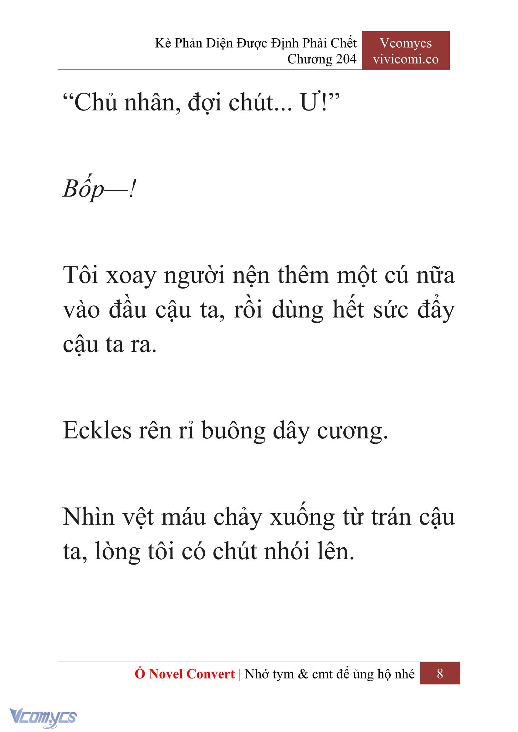 [Novel] Kẻ Phản Diện Được Định Phải Chết Chap 204 - Trang 2