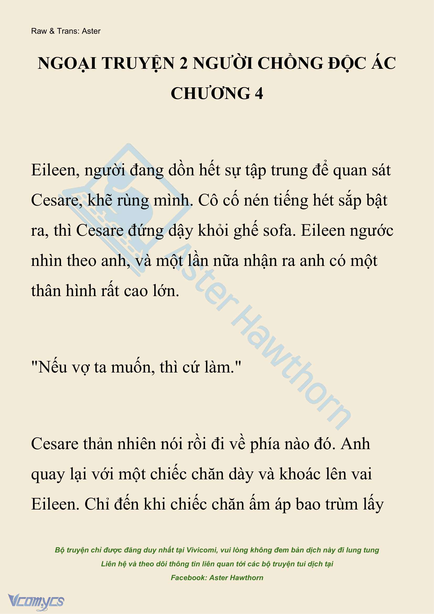 [NOVEL] Người Chồng Độc Ác Chap 248 - Next Chap 249