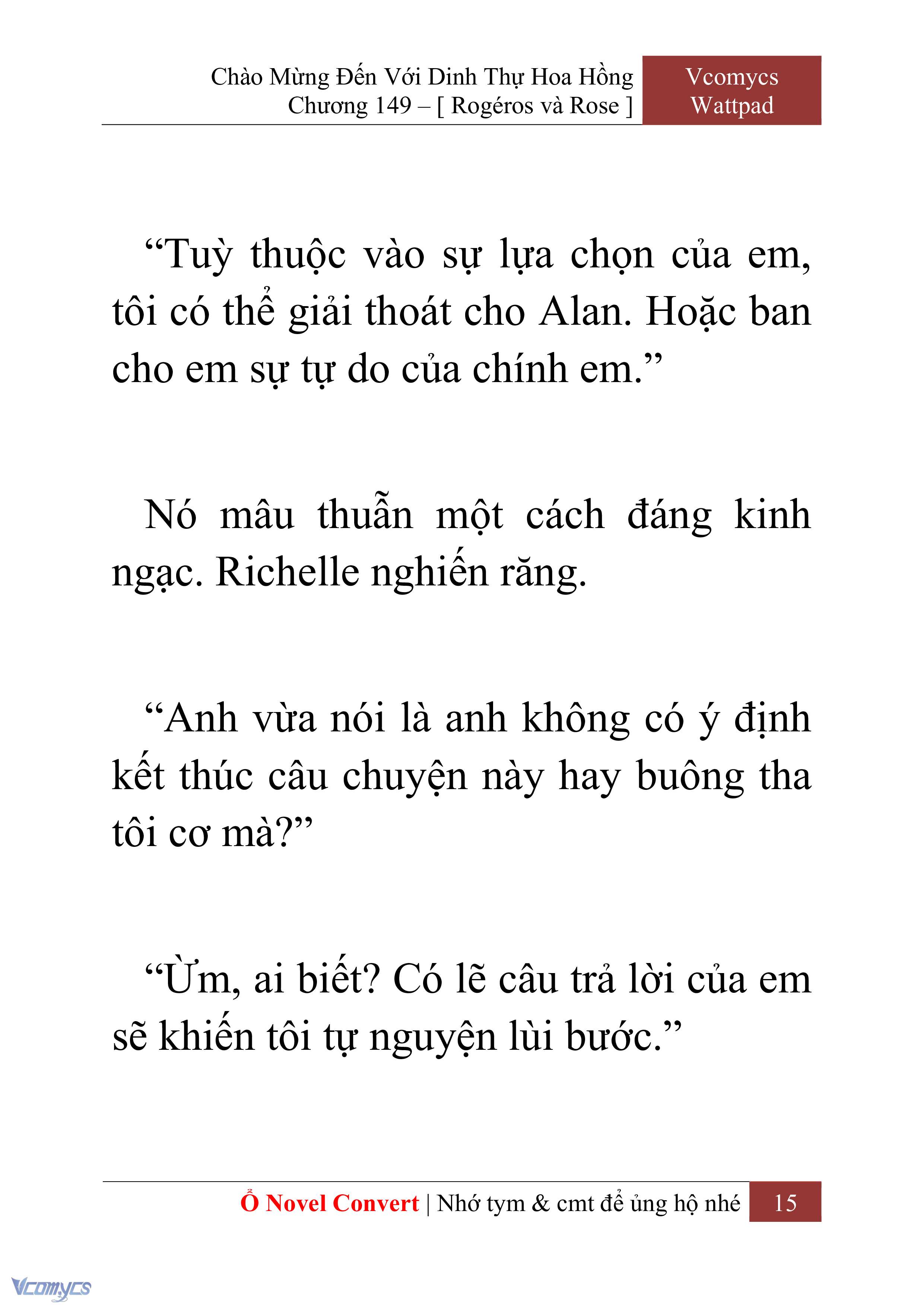 [Novel] Chào Mừng Đến Với Dinh Thự Hoa Hồng Chap 149 - Trang 2