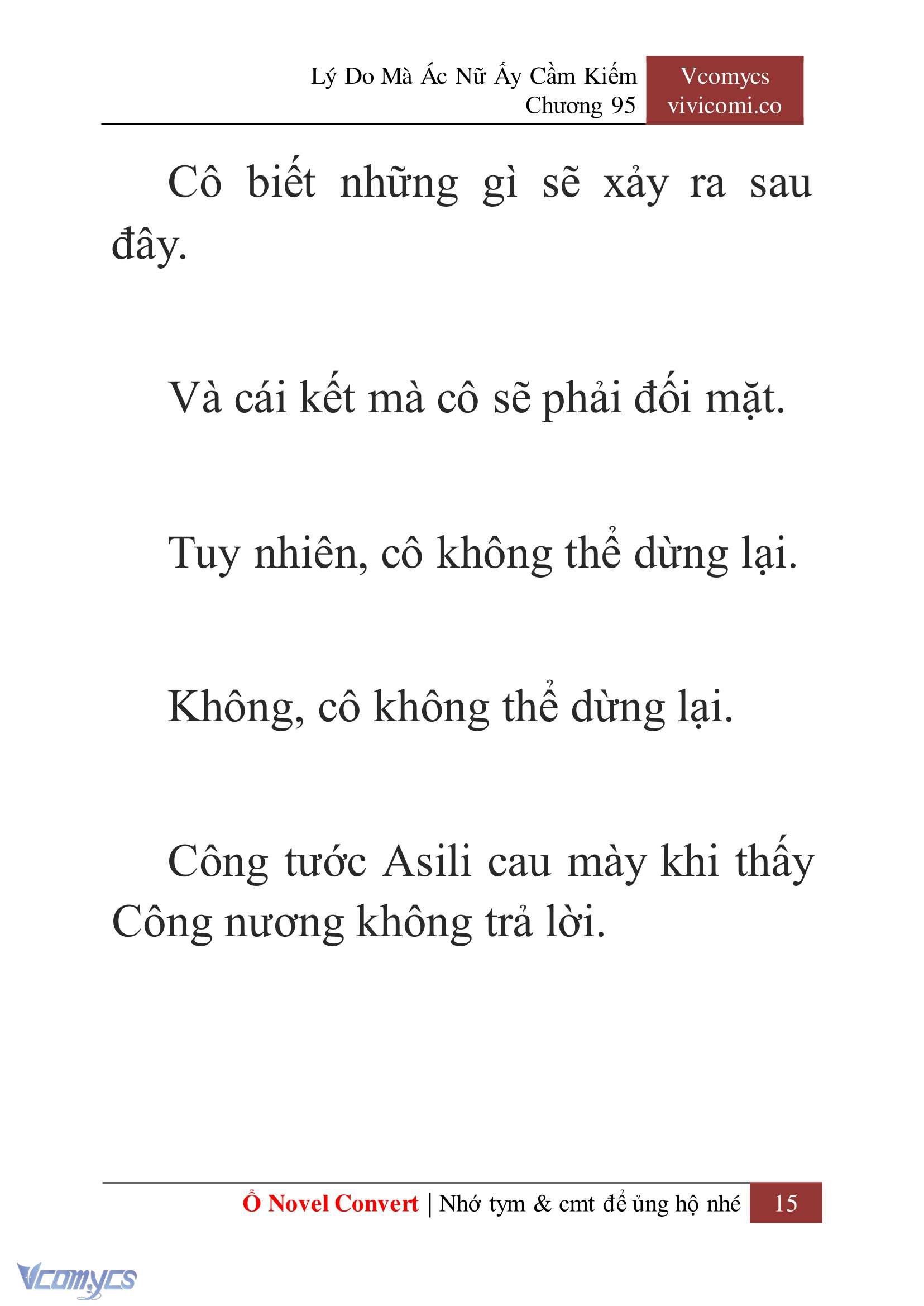 [Novel] Lý Do Mà Ác Nữ Ấy Cầm Kiếm Chap 95 - Trang 2