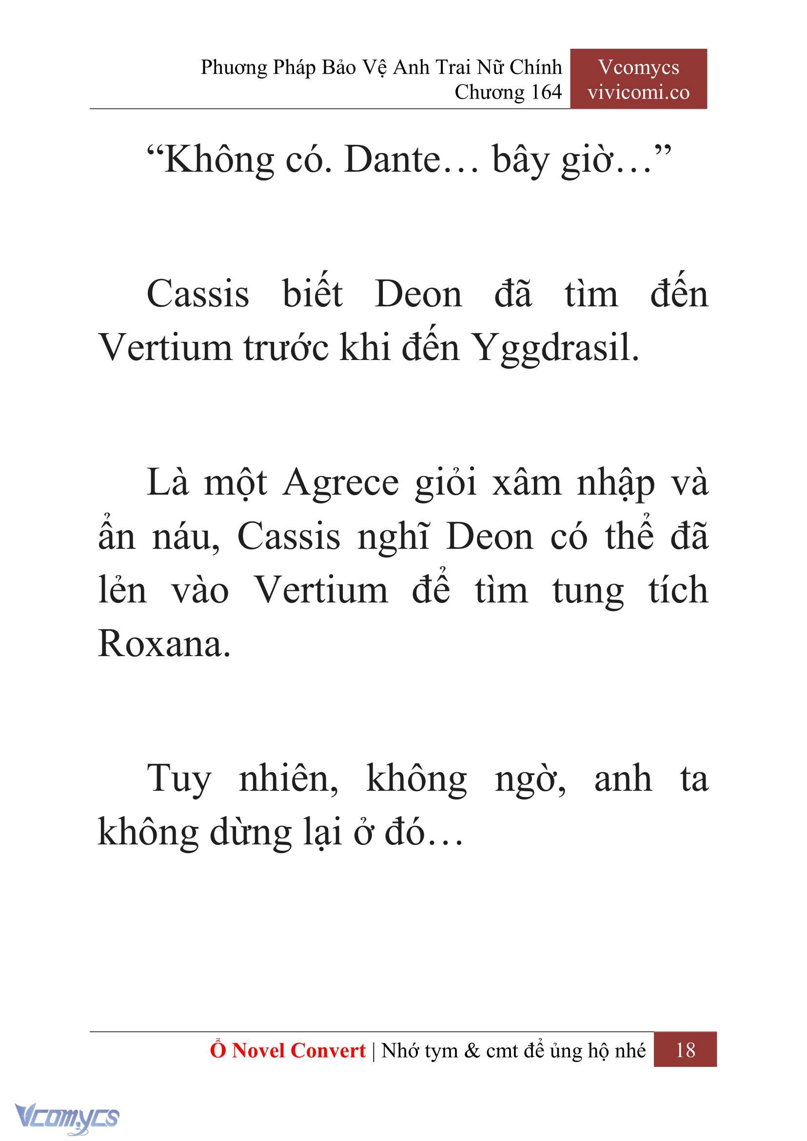 [Novel] Phương Pháp Bảo Vệ Anh Trai Nữ Chính Chap 164 - Trang 2