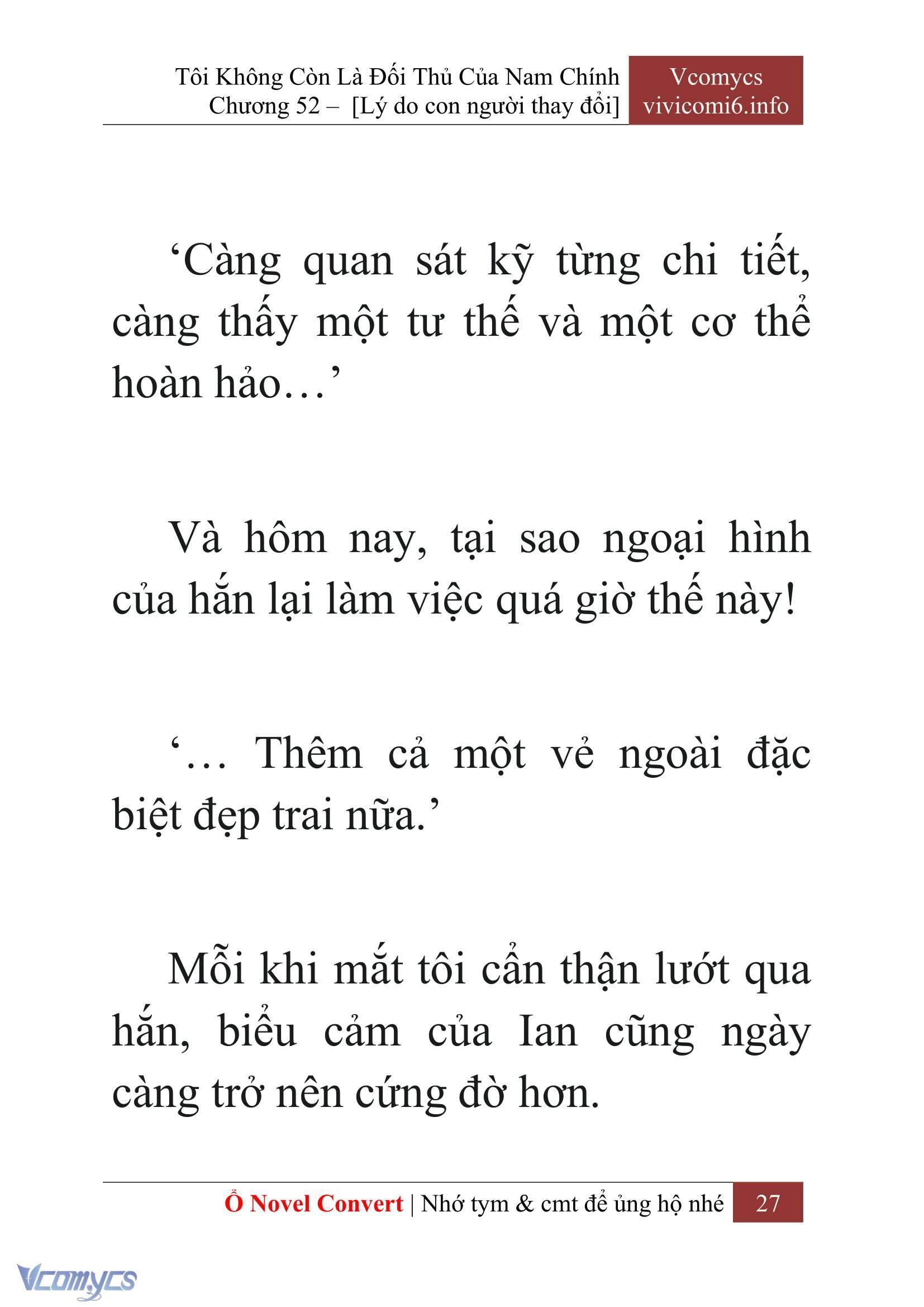 [Novel] Tôi Không Còn Là Đối Thủ Của Nam Chính Chap 52 - Trang 2