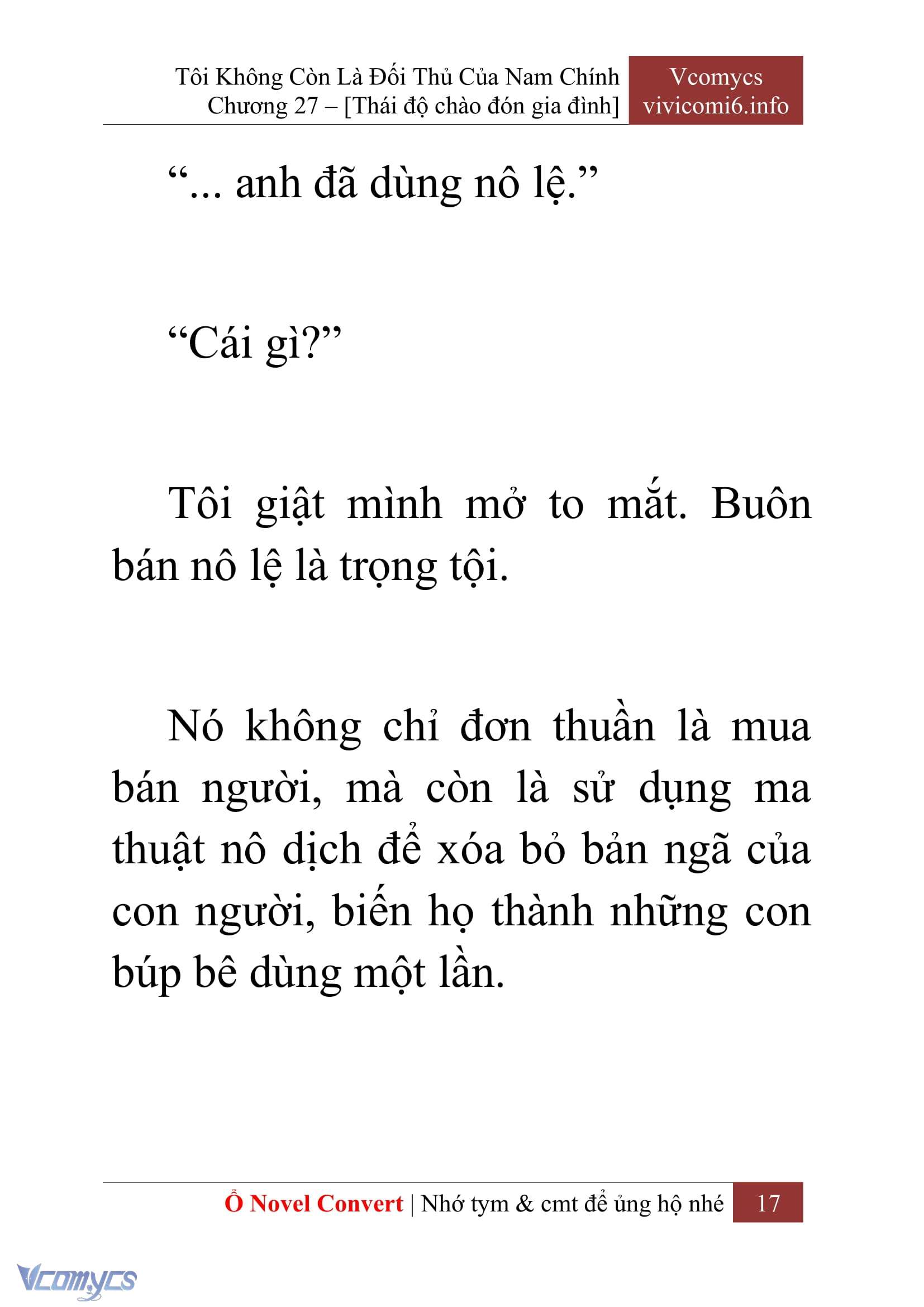 [Novel] Tôi Không Còn Là Đối Thủ Của Nam Chính Chap 27 - Trang 2