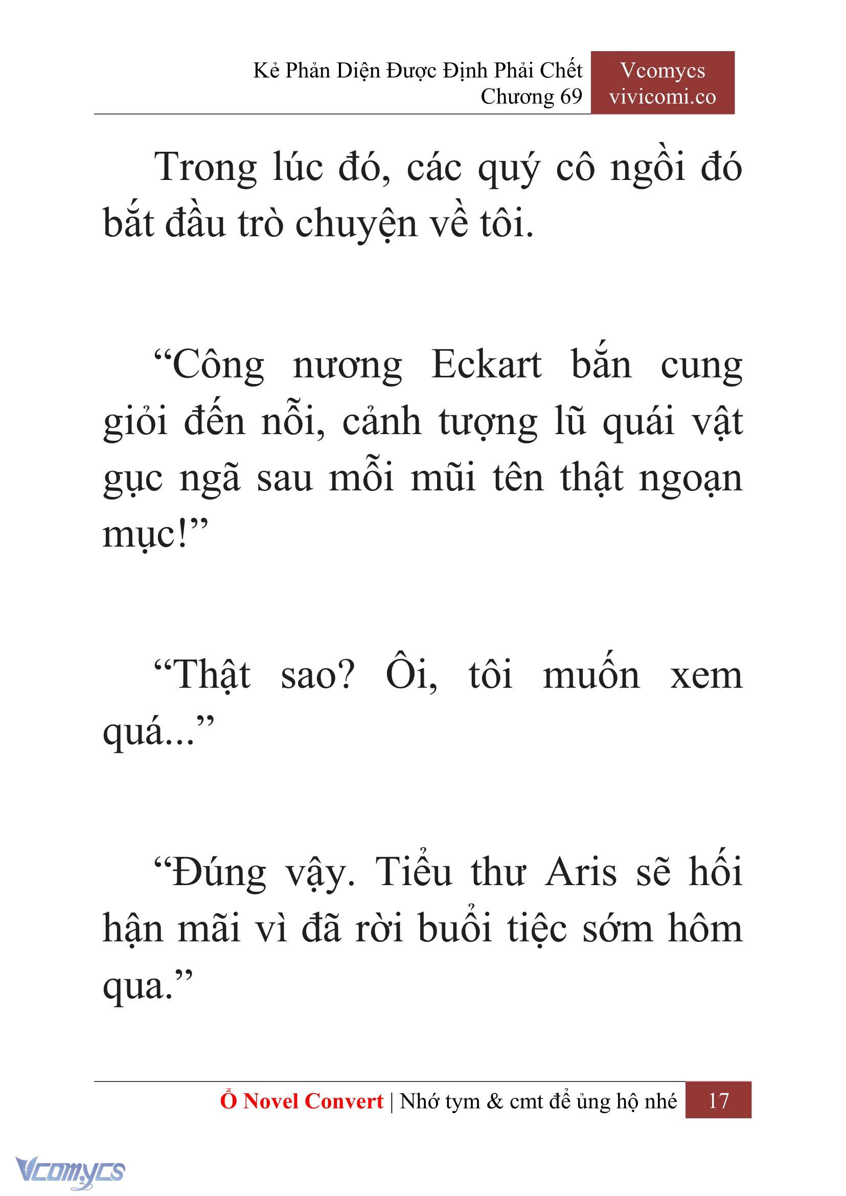 [Novel] Kẻ Phản Diện Được Định Phải Chết Chap 69 - Next Chap 70