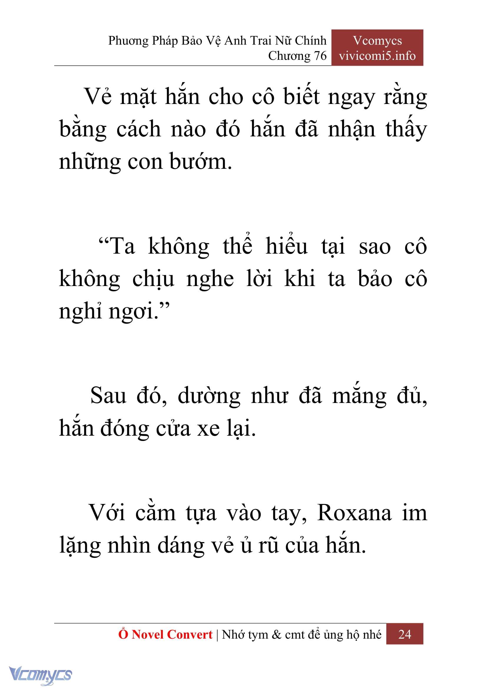 [Novel] Phương Pháp Bảo Vệ Anh Trai Nữ Chính Chap 76 - Trang 2