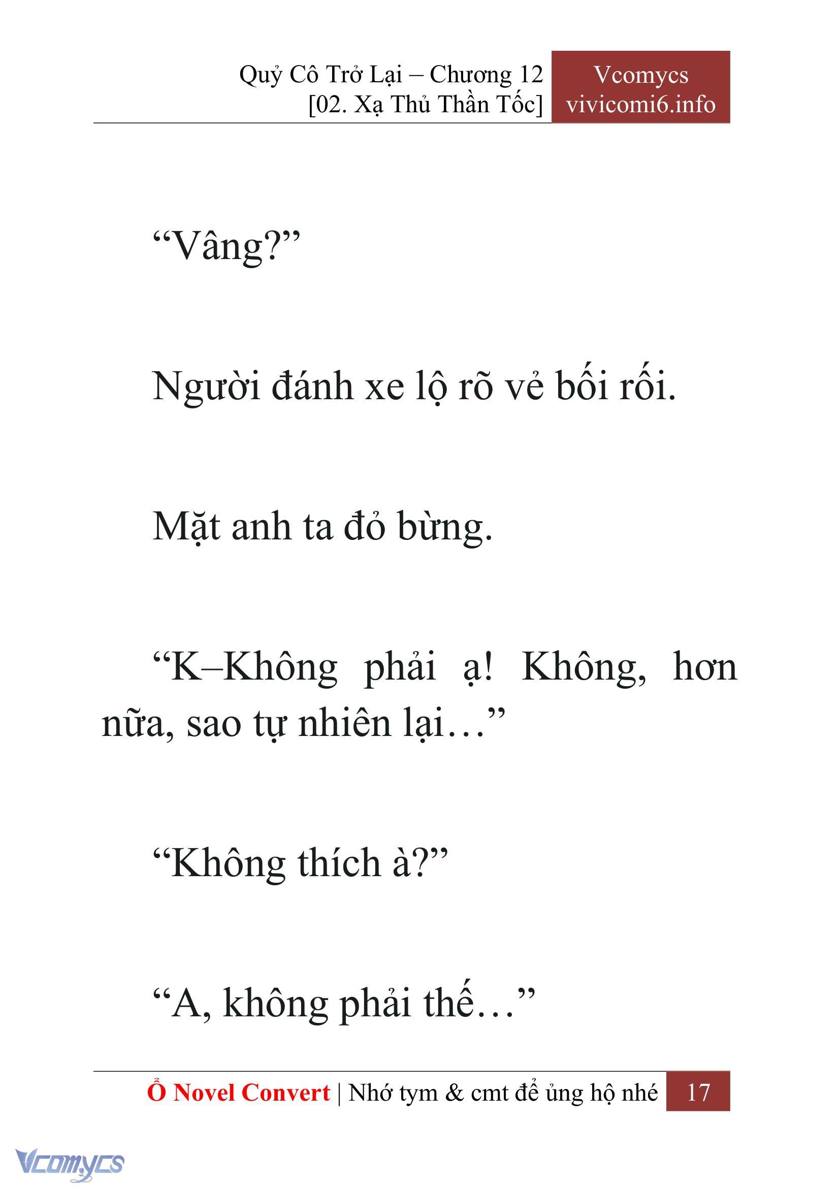 [Novel] Quý Cô Trở Lại Chap 12 - Trang 2