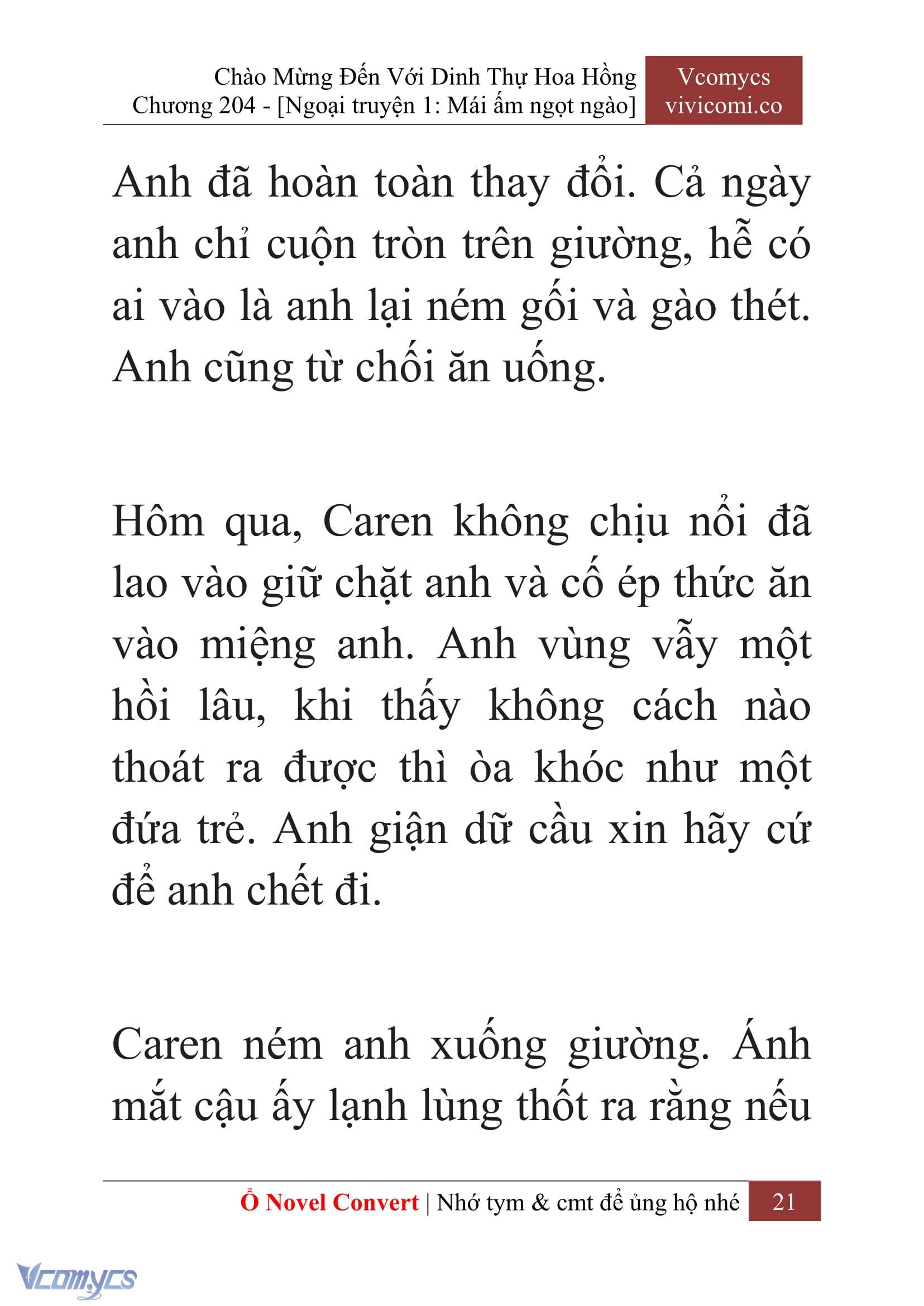 [Novel] Chào Mừng Đến Với Dinh Thự Hoa Hồng Chap 204 - Trang 2
