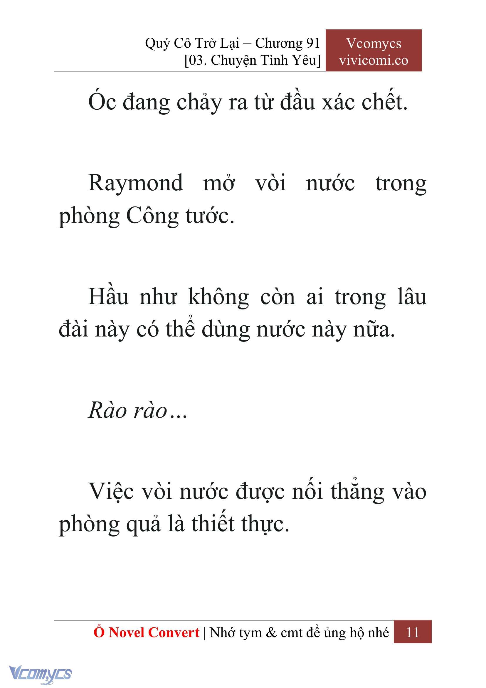 [Novel] Quý Cô Trở Lại Chap 91 - Trang 2