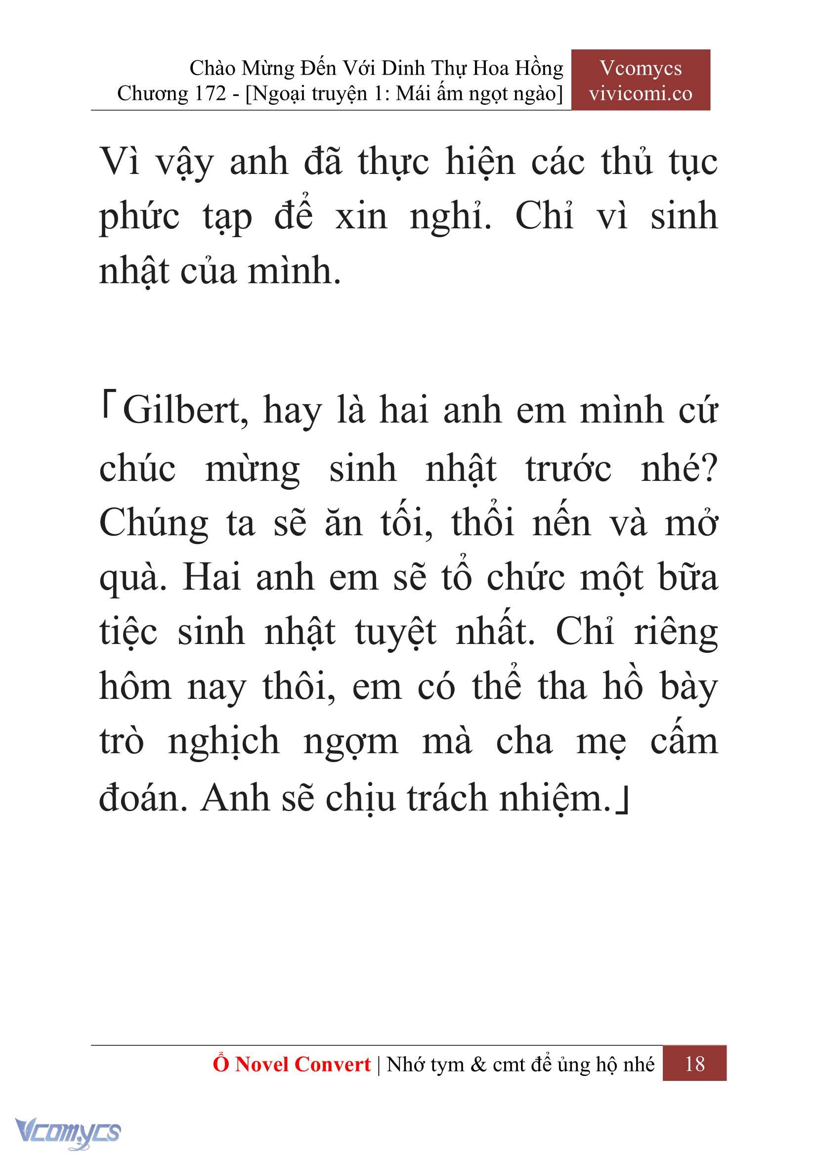 [Novel] Chào Mừng Đến Với Dinh Thự Hoa Hồng Chap 172 - Trang 2