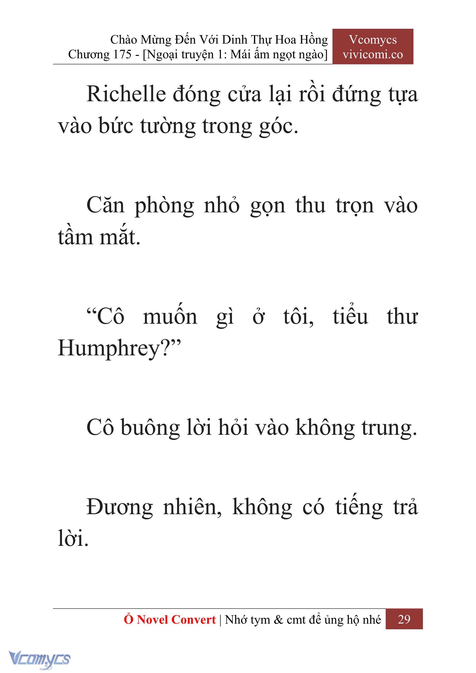 [Novel] Chào Mừng Đến Với Dinh Thự Hoa Hồng Chap 175 - Trang 2