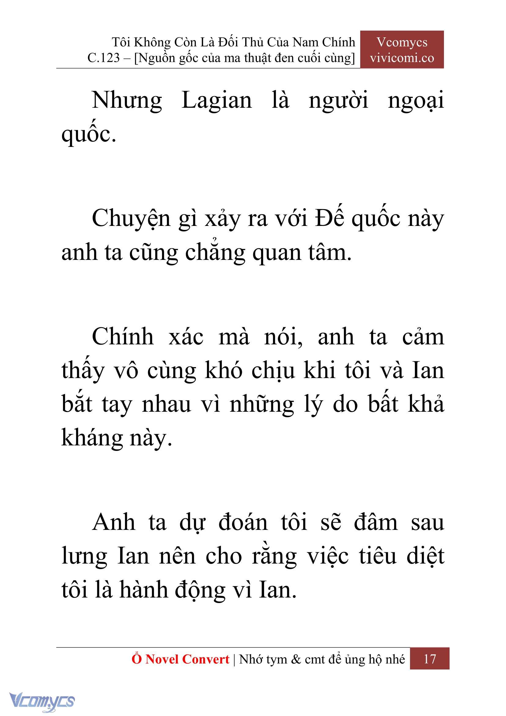 [Novel] Tôi Không Còn Là Đối Thủ Của Nam Chính Chap 123 - Trang 2