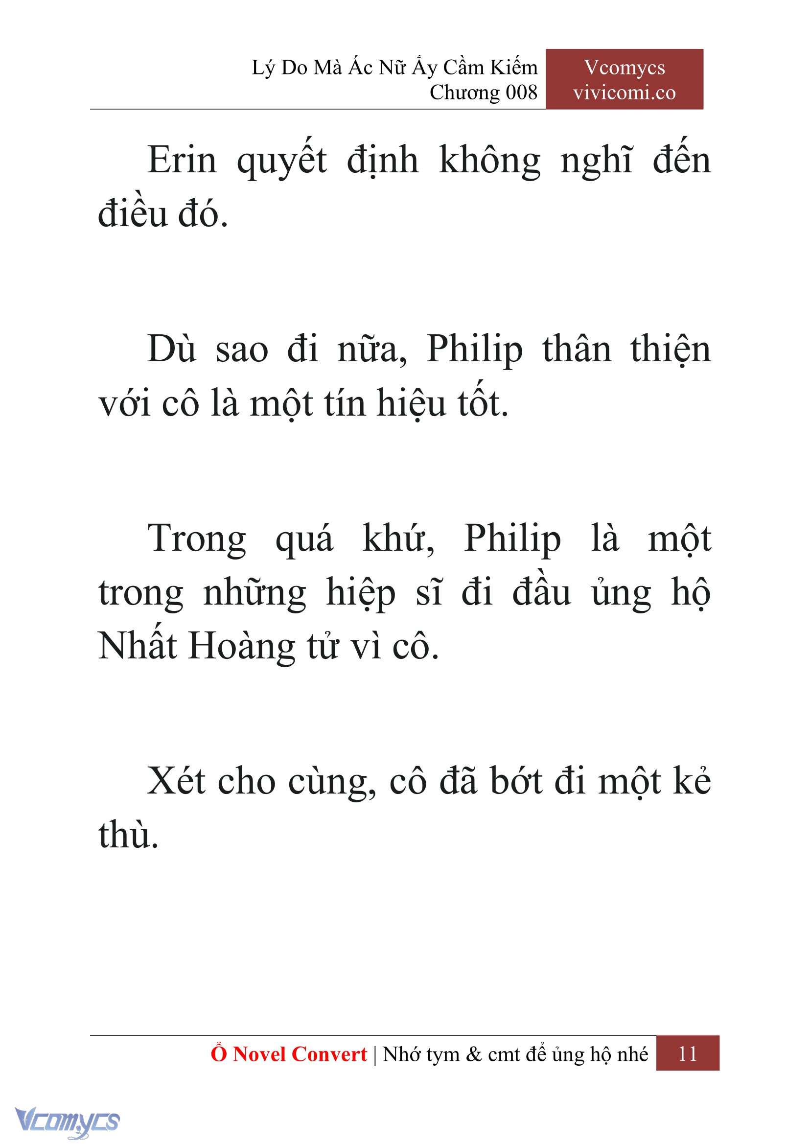 [Novel] Lý Do Mà Ác Nữ Ấy Cầm Kiếm Chap 8 - Trang 2