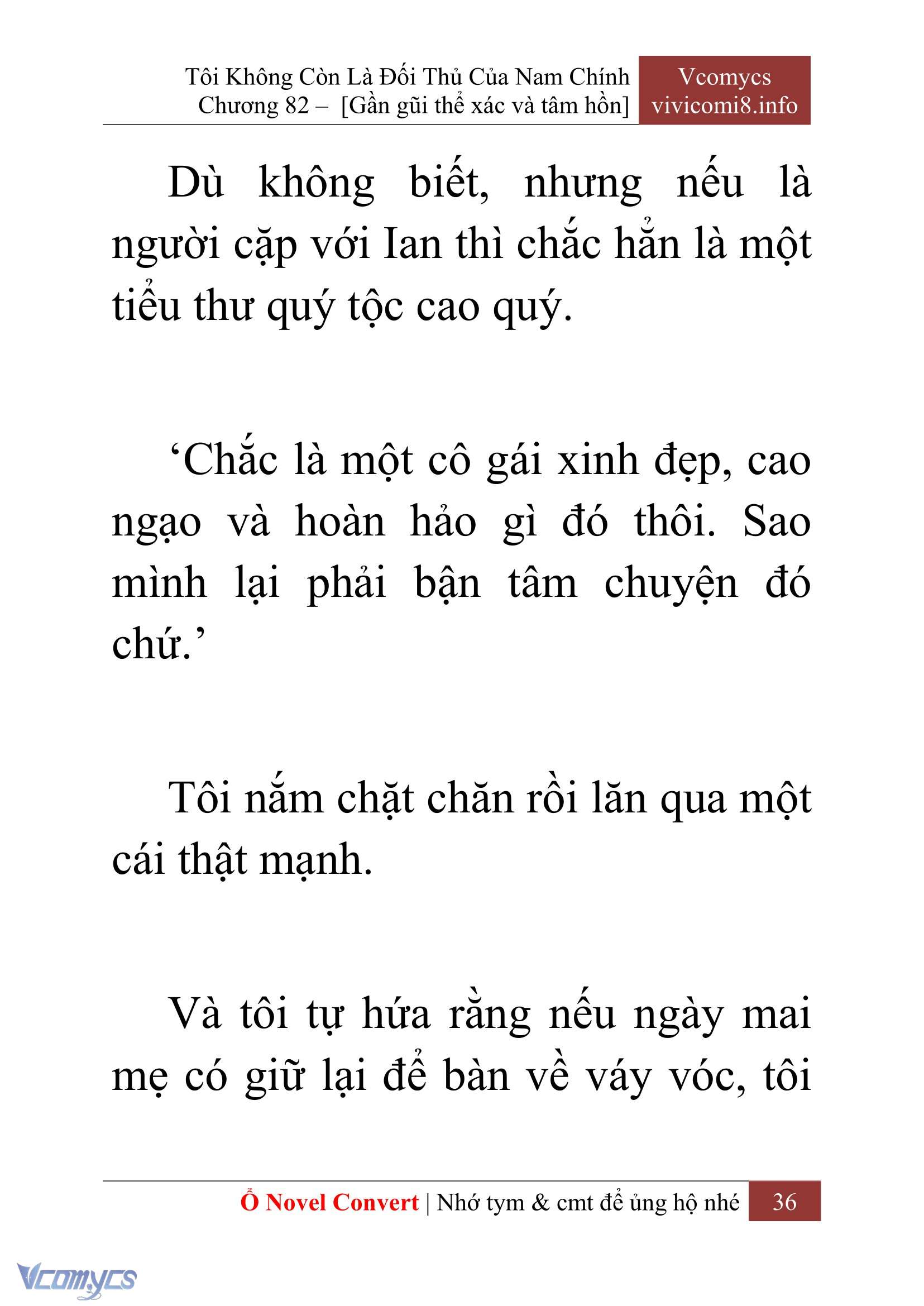 [Novel] Tôi Không Còn Là Đối Thủ Của Nam Chính Chap 82 - Trang 2