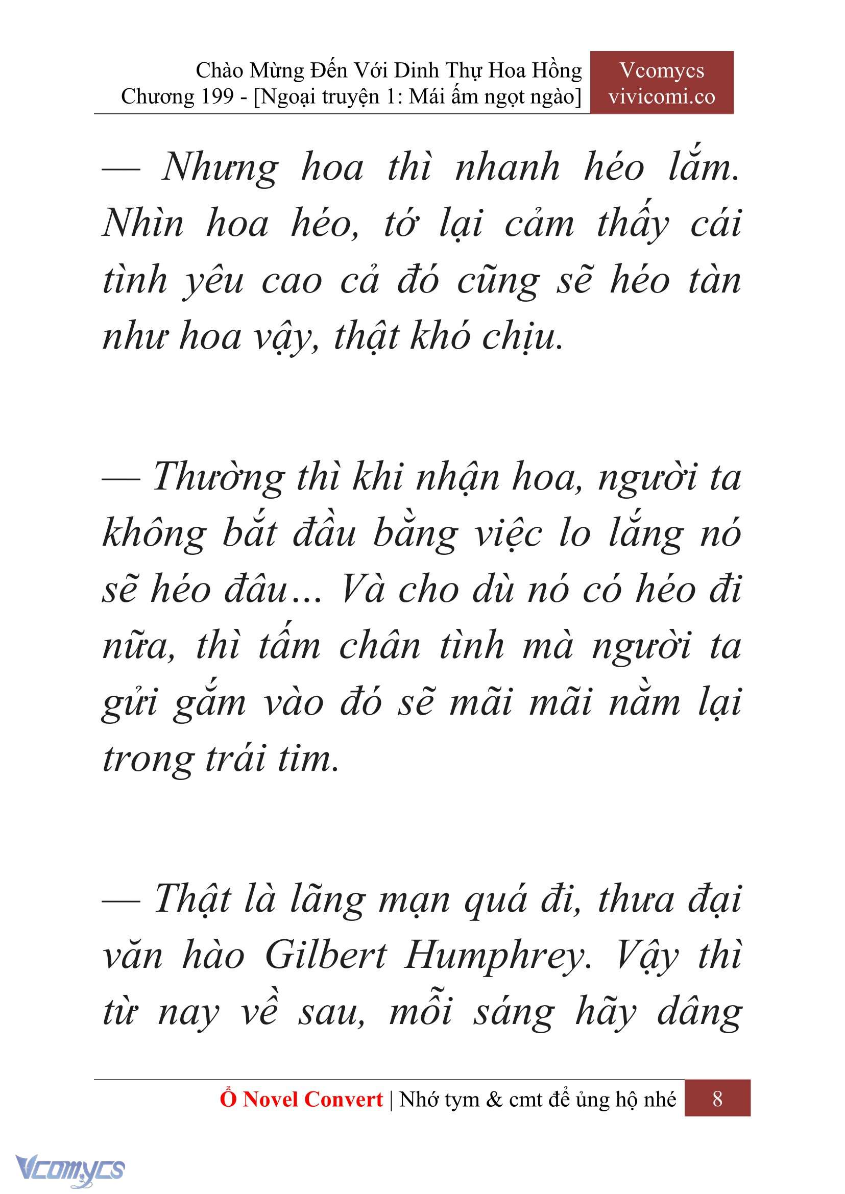 [Novel] Chào Mừng Đến Với Dinh Thự Hoa Hồng Chap 199 - Trang 2