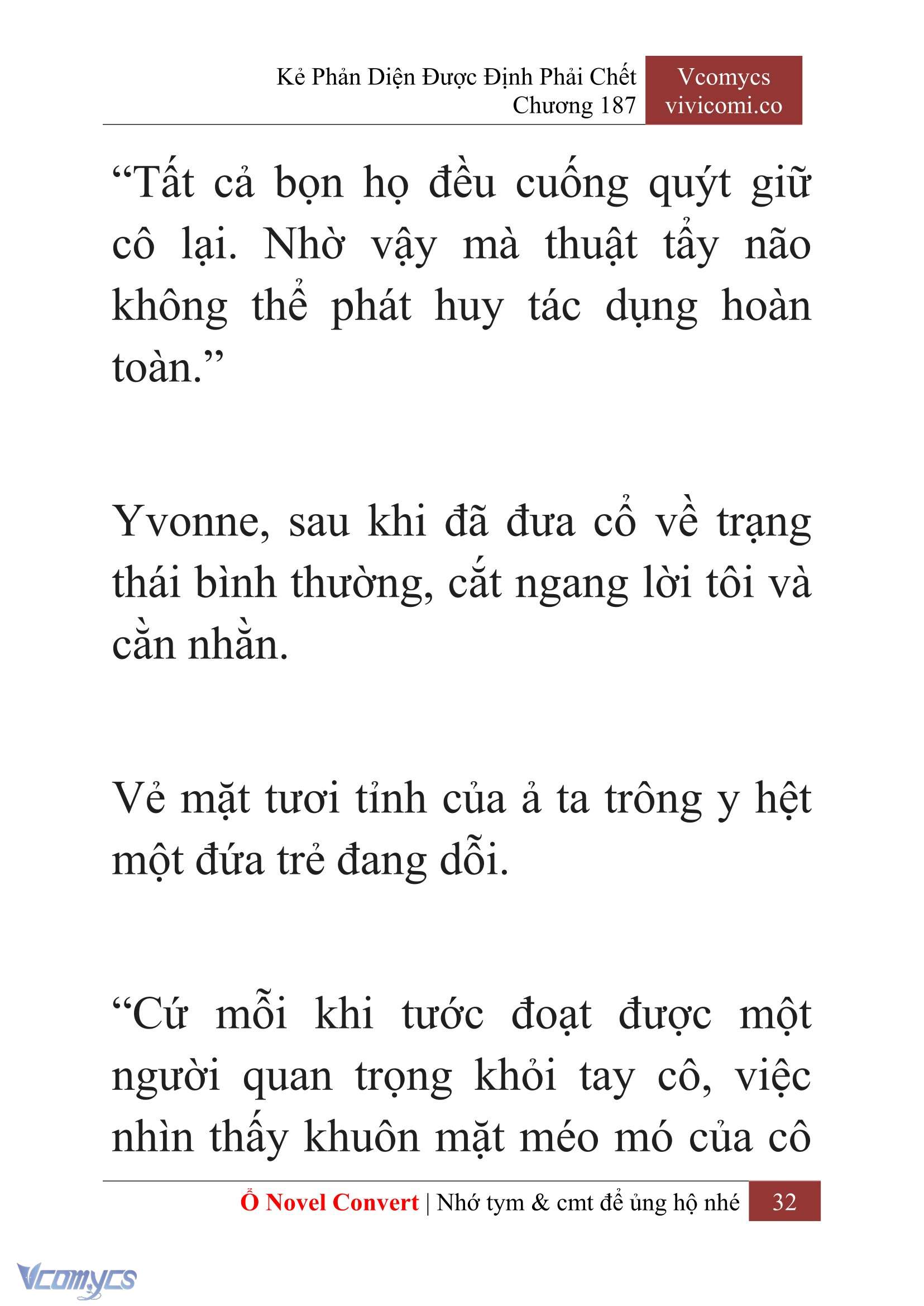 [Novel] Kẻ Phản Diện Được Định Phải Chết Chap 187 - Next Chap 188
