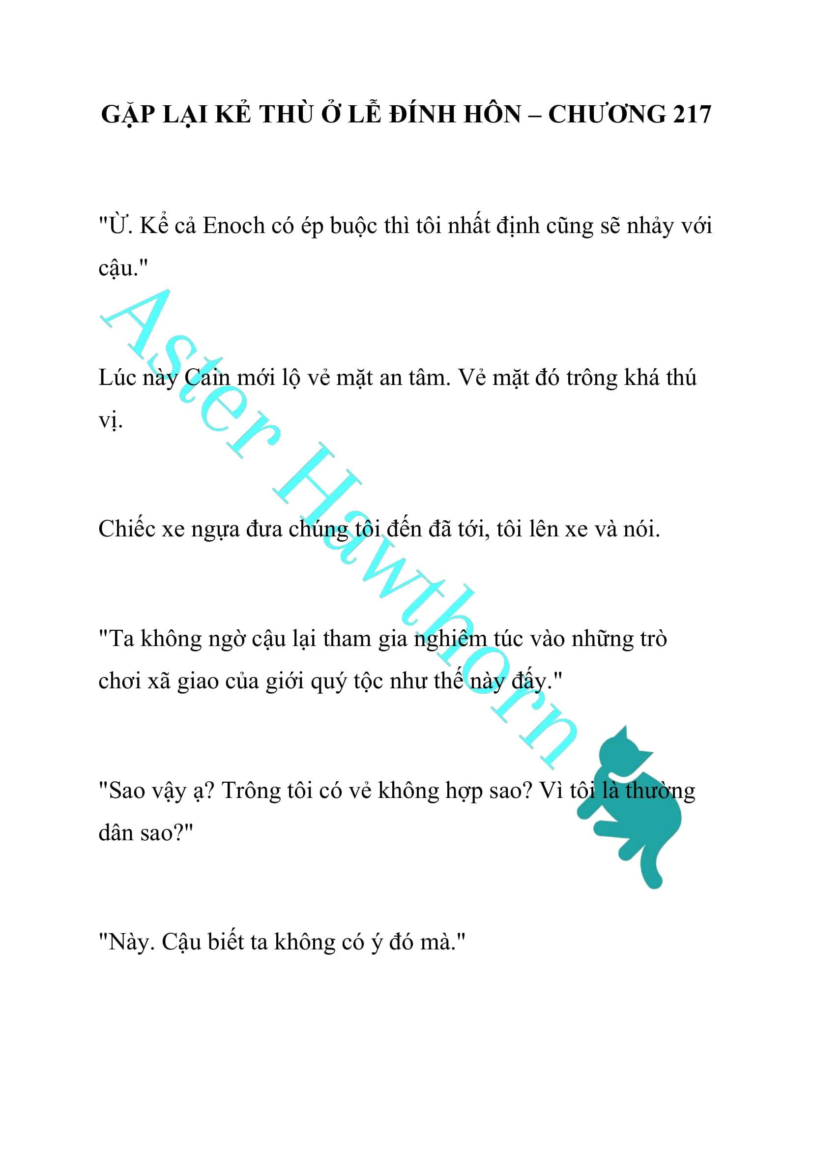 [NOVEL] Gặp Lại Kẻ Thù Ở Lễ Đính Hôn Chap 217 - Trang 2