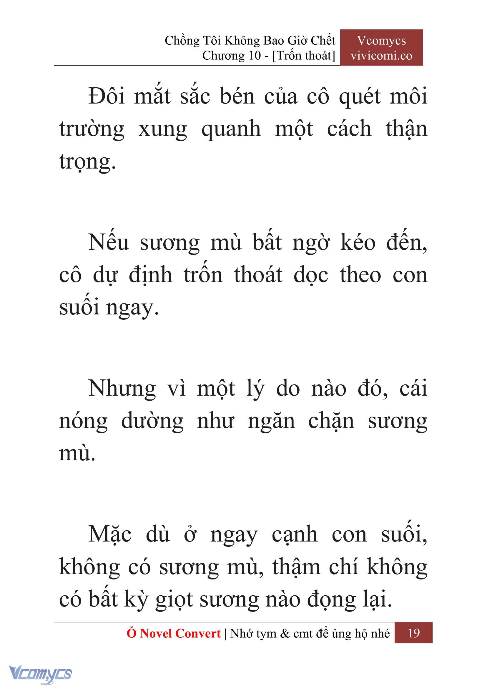 [Novel] Chồng Tôi Không Bao Giờ Chết Chap 10 - Trang 2