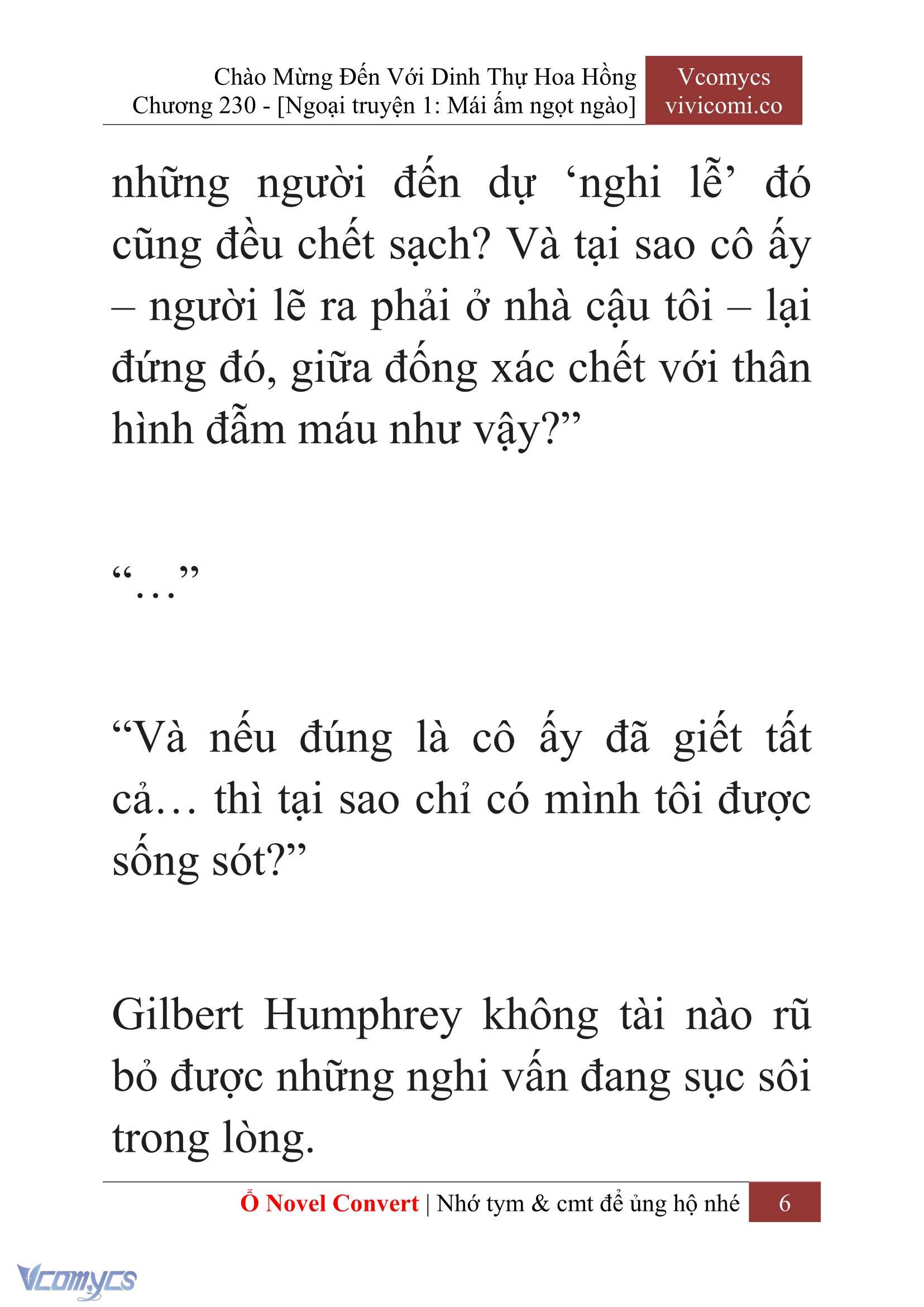 [Novel] Chào Mừng Đến Với Dinh Thự Hoa Hồng Chap 230 - Trang 2