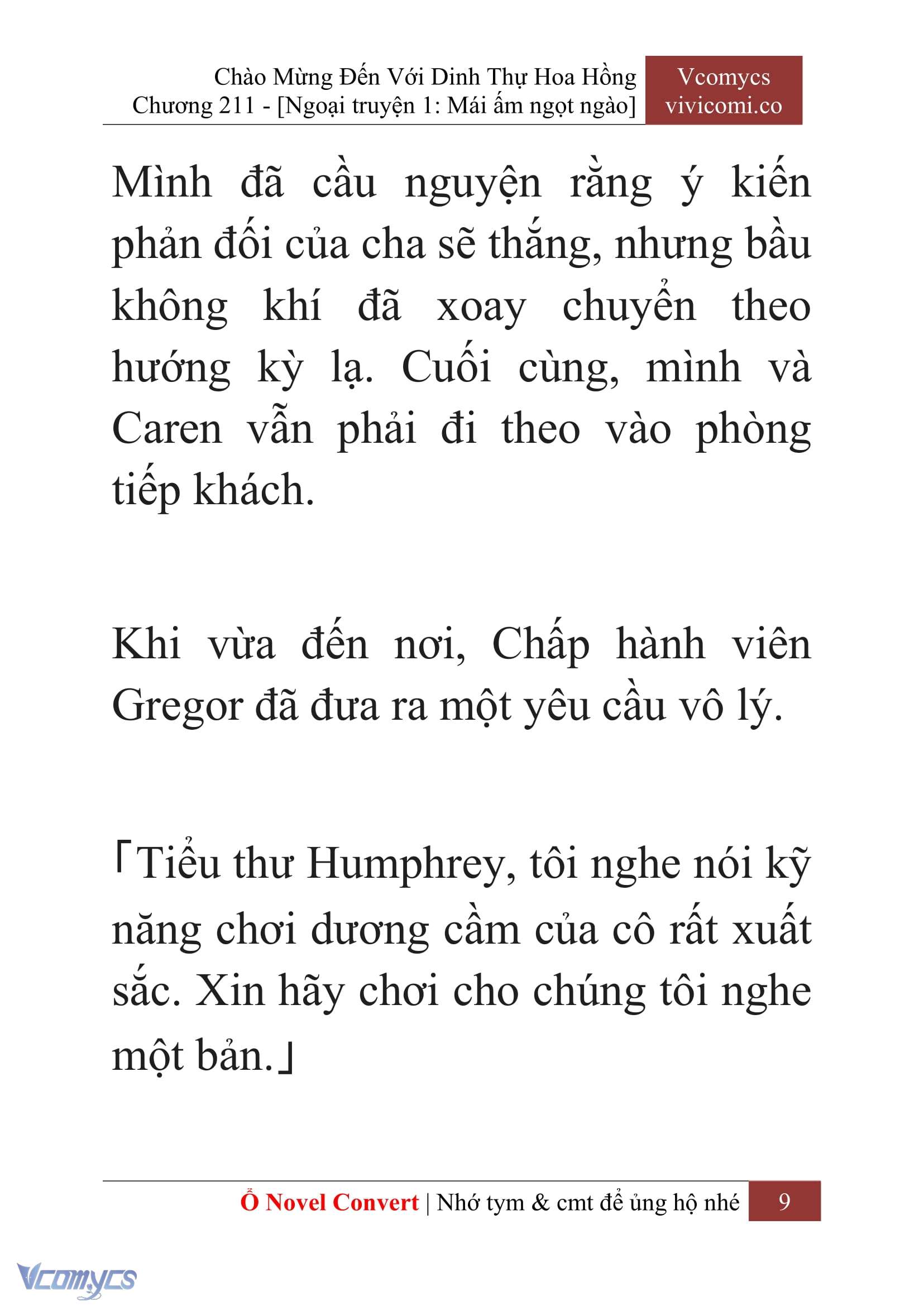 [Novel] Chào Mừng Đến Với Dinh Thự Hoa Hồng Chap 211 - Trang 2
