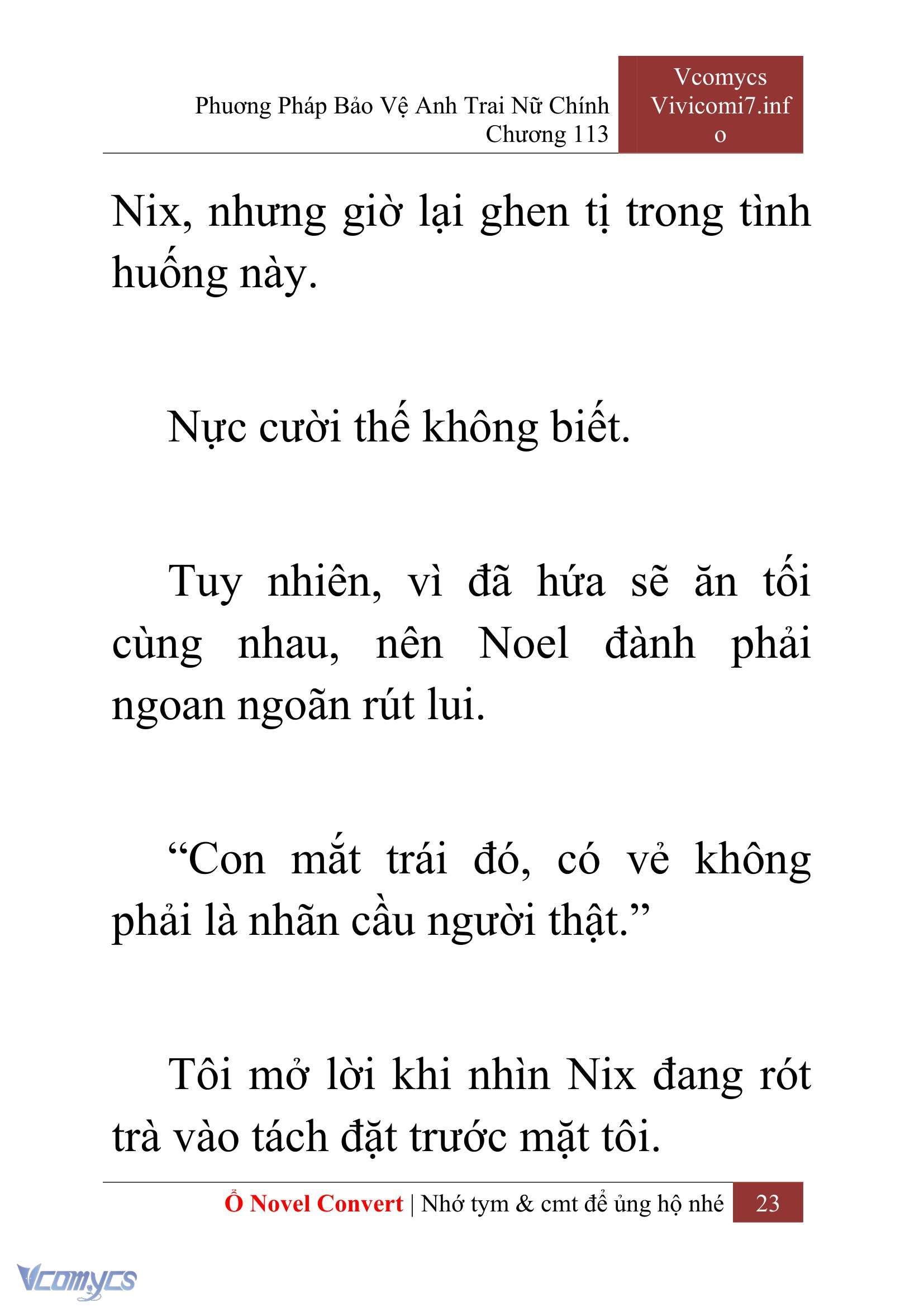 [Novel] Phương Pháp Bảo Vệ Anh Trai Nữ Chính Chap 113 - Trang 2
