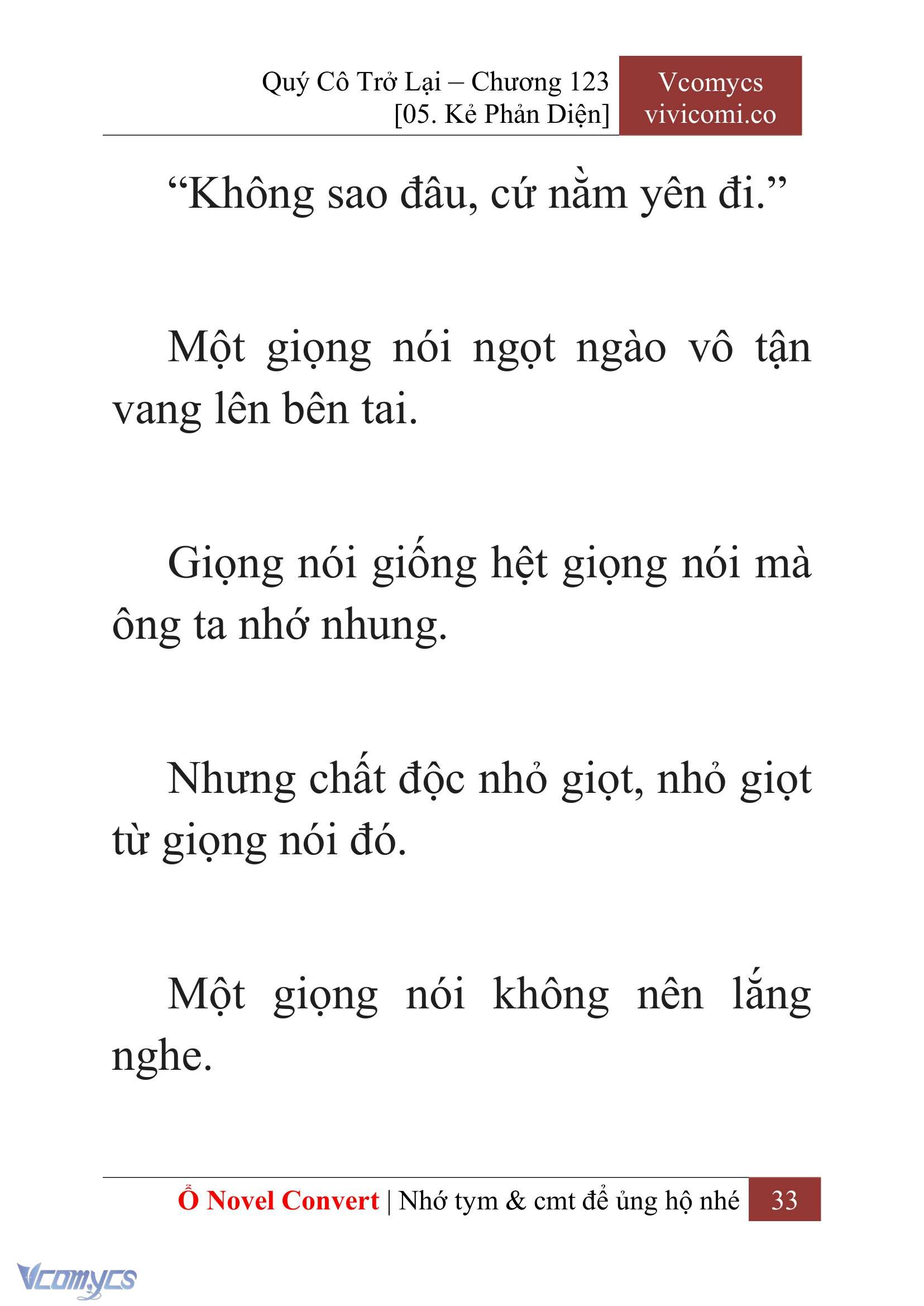 [Novel] Quý Cô Trở Lại Chap 123 - Trang 2