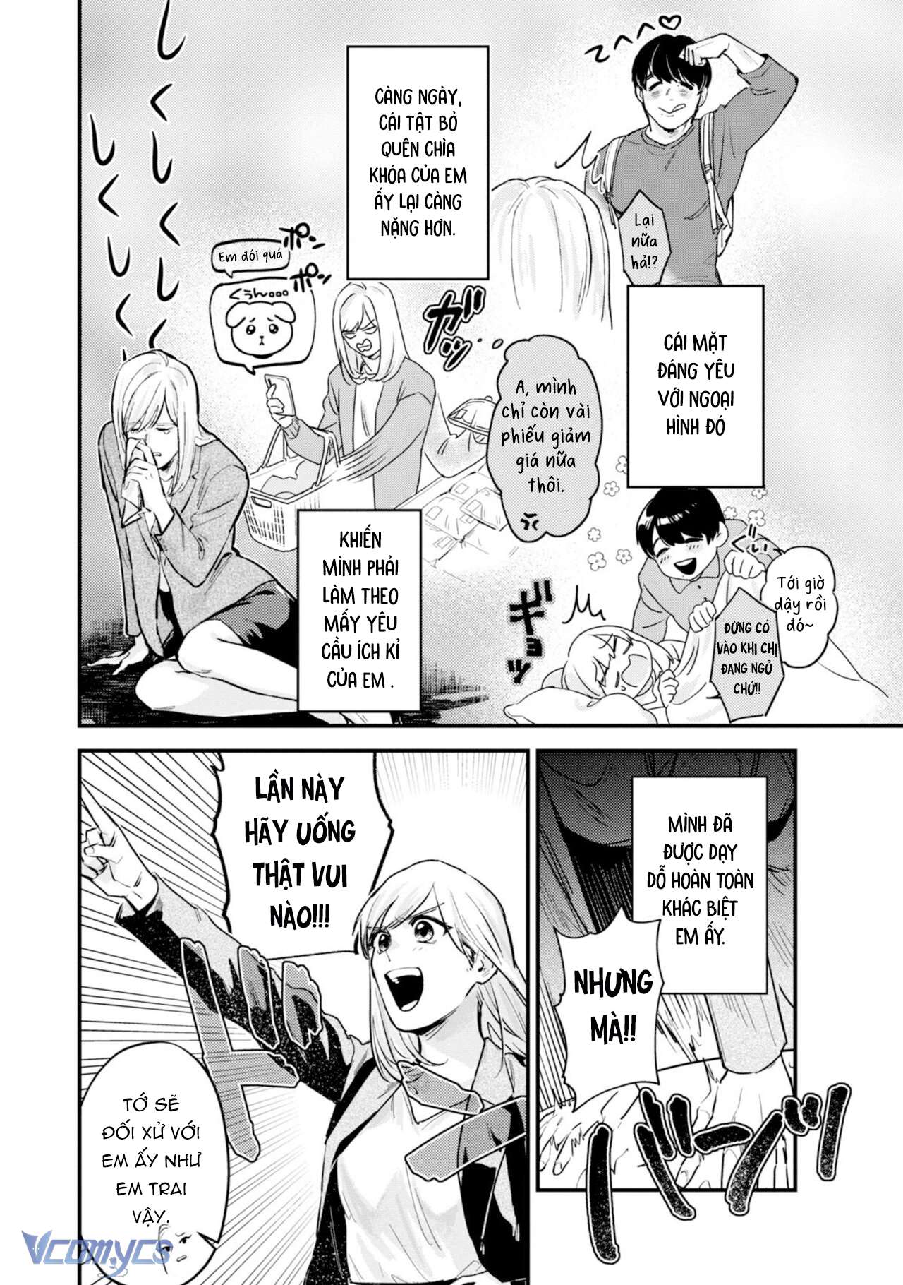 Chị Thích Ngực Tôi Đúng Không?! Chap 1 - Trang 2