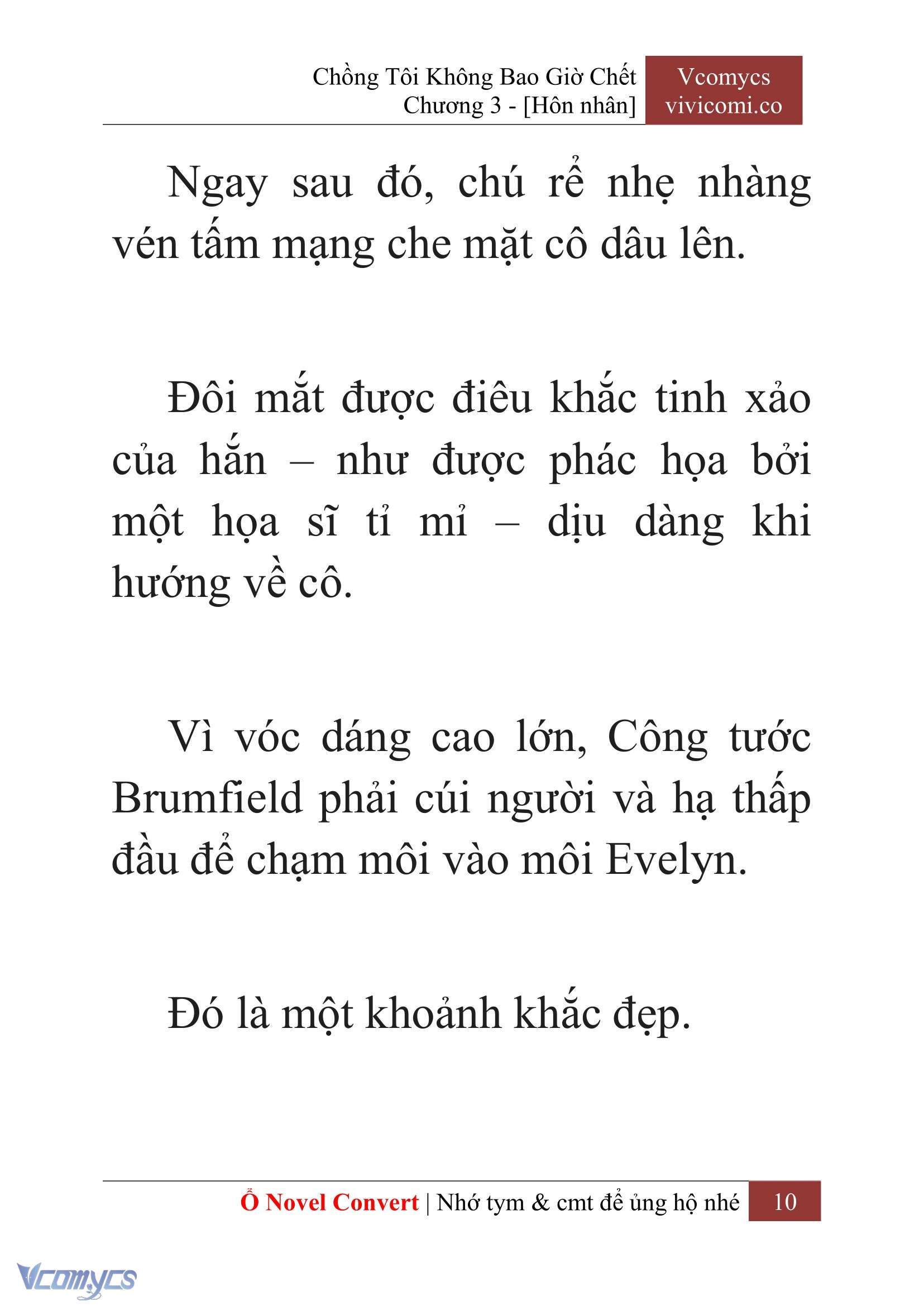 [Novel] Chồng Tôi Không Bao Giờ Chết Chap 3 - Trang 2