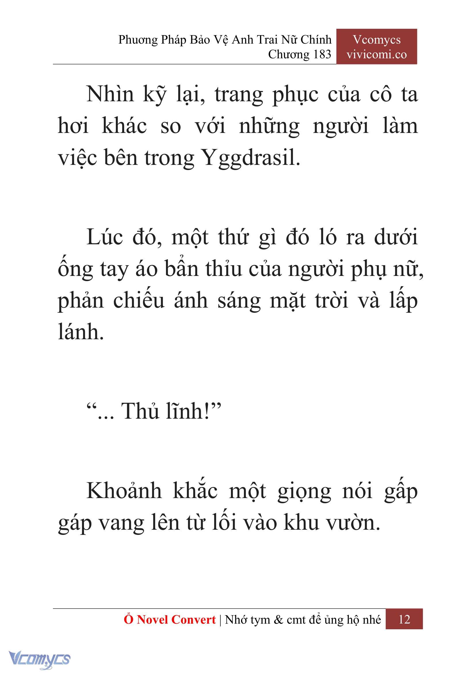 [Novel] Phương Pháp Bảo Vệ Anh Trai Nữ Chính Chap 183 - Trang 2