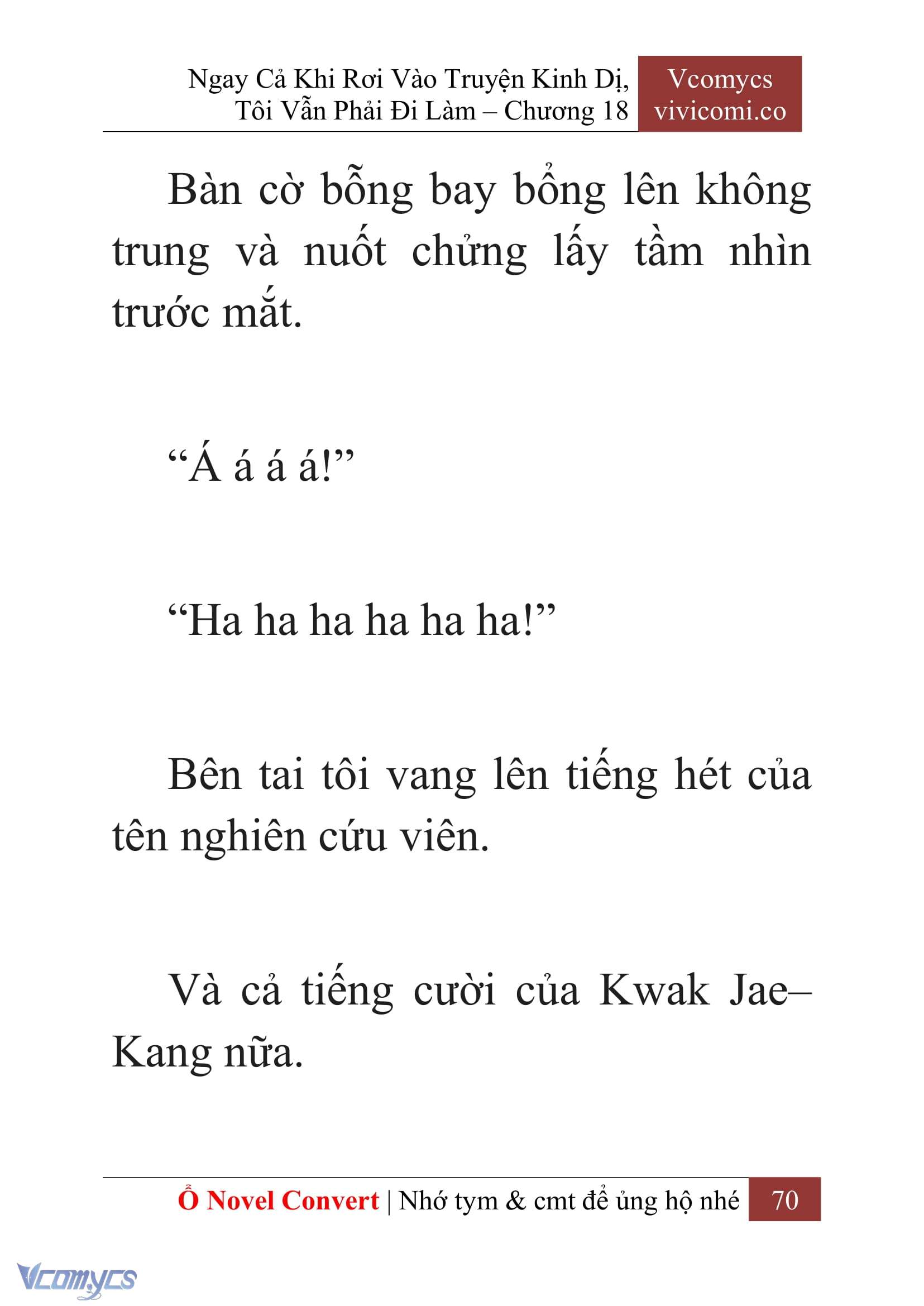 [Novel] Ngay Cả Khi Rơi Vào Truyện Kinh Dị, Tôi Vẫn Phải Đi Làm Chap 18 - Trang 2