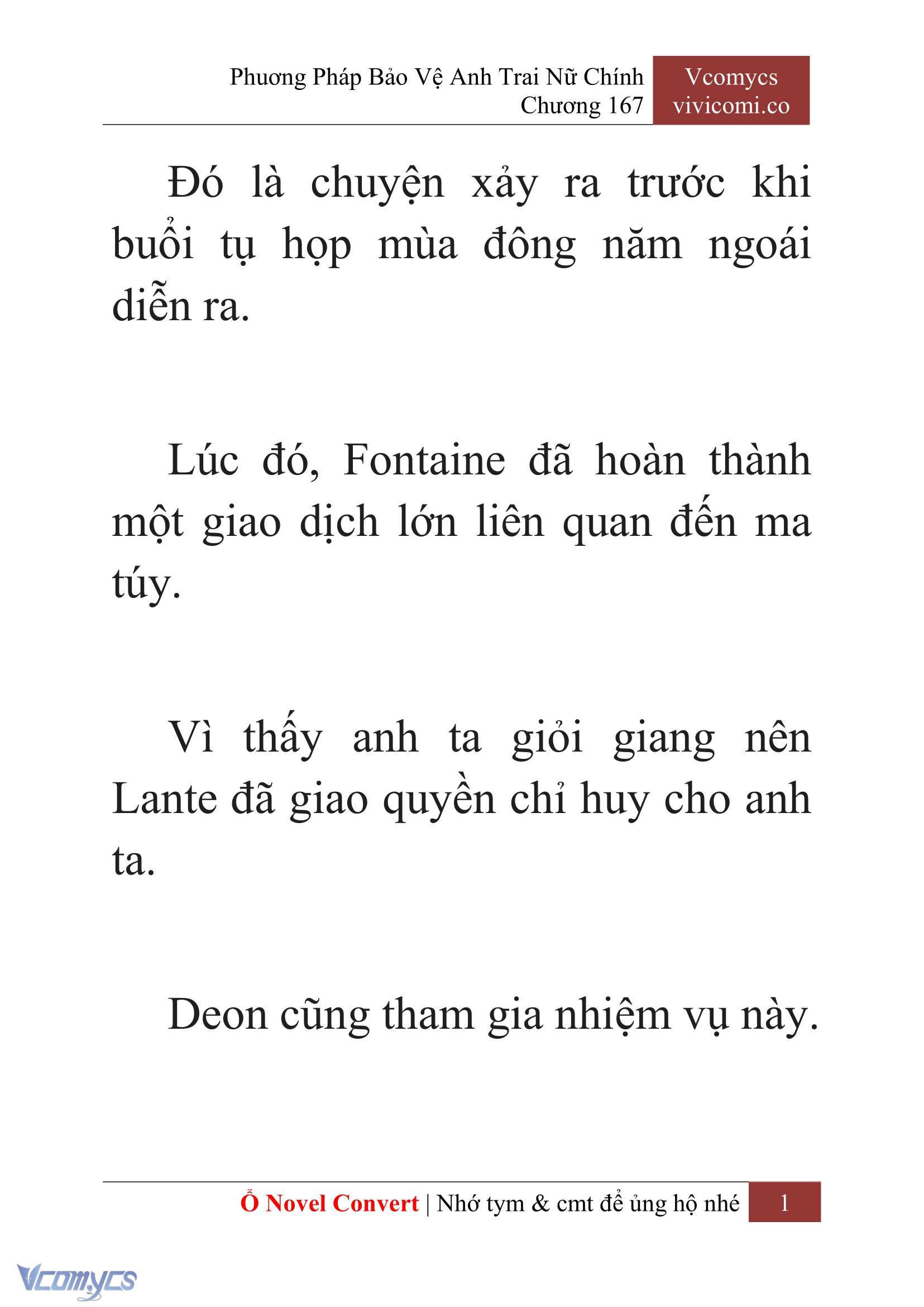 [Novel] Phương Pháp Bảo Vệ Anh Trai Nữ Chính Chap 167 - Trang 2