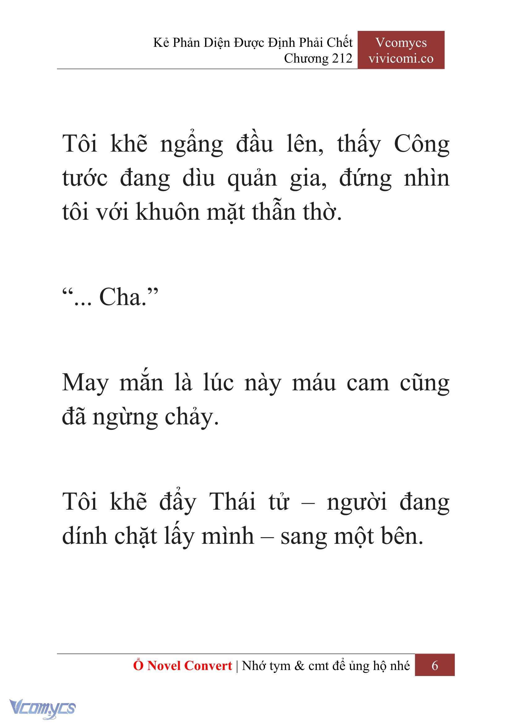 [Novel] Kẻ Phản Diện Được Định Phải Chết Chap 212 - Trang 2