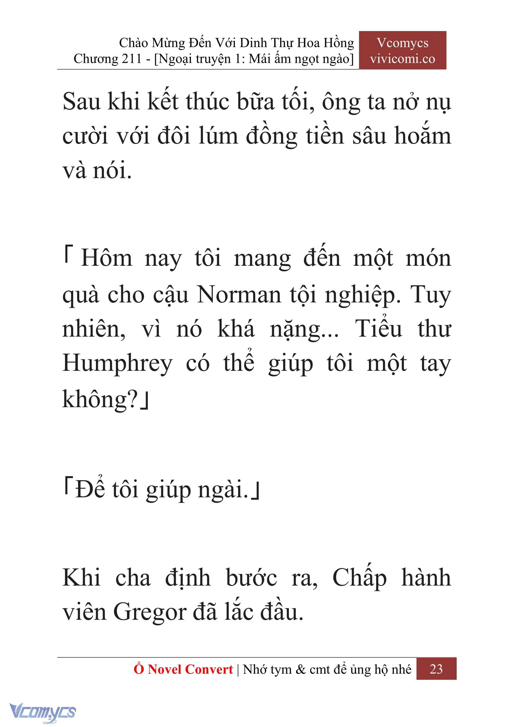 [Novel] Chào Mừng Đến Với Dinh Thự Hoa Hồng Chap 211 - Trang 2