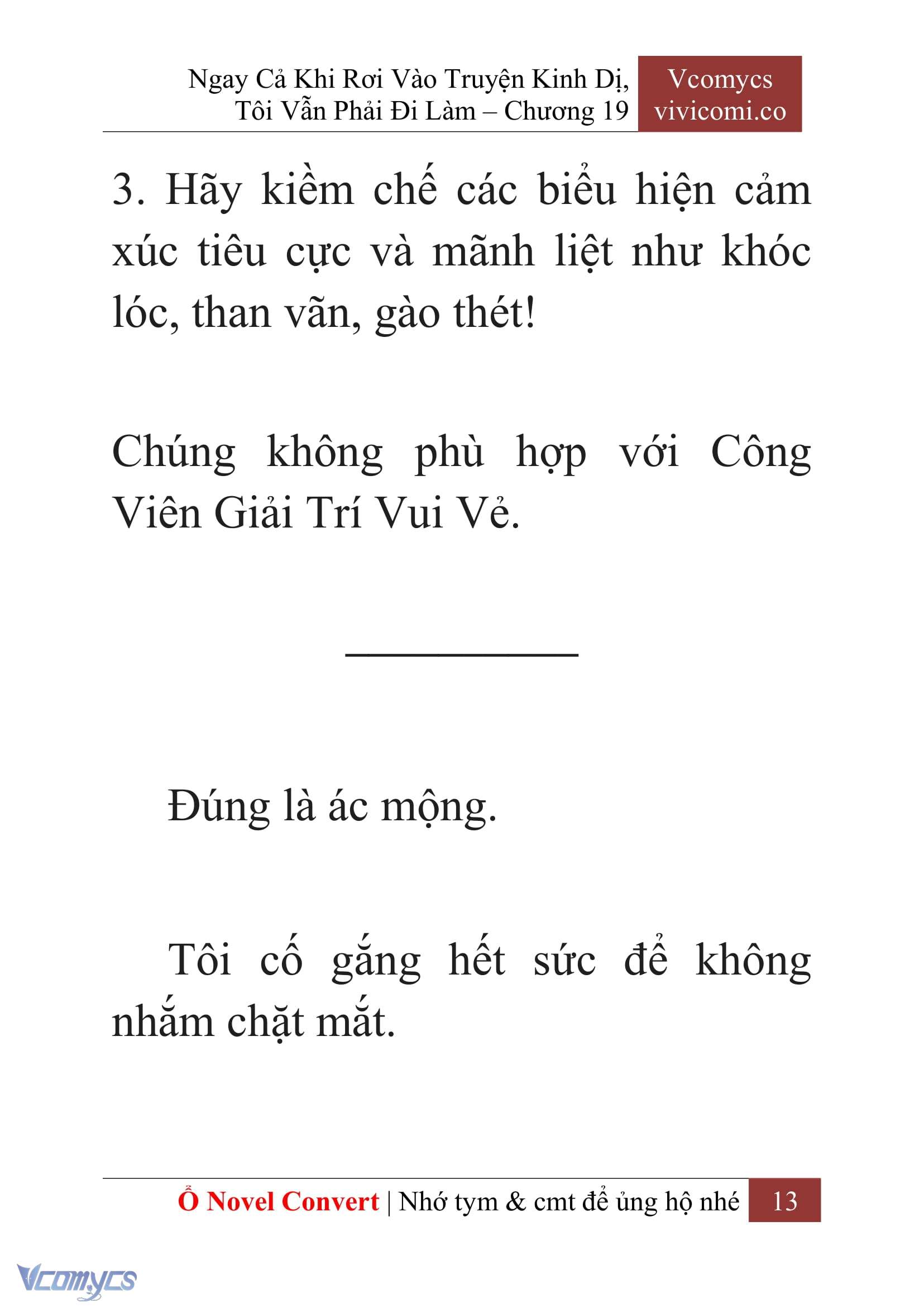 [Novel] Ngay Cả Khi Rơi Vào Truyện Kinh Dị, Tôi Vẫn Phải Đi Làm Chap 19 - Trang 2