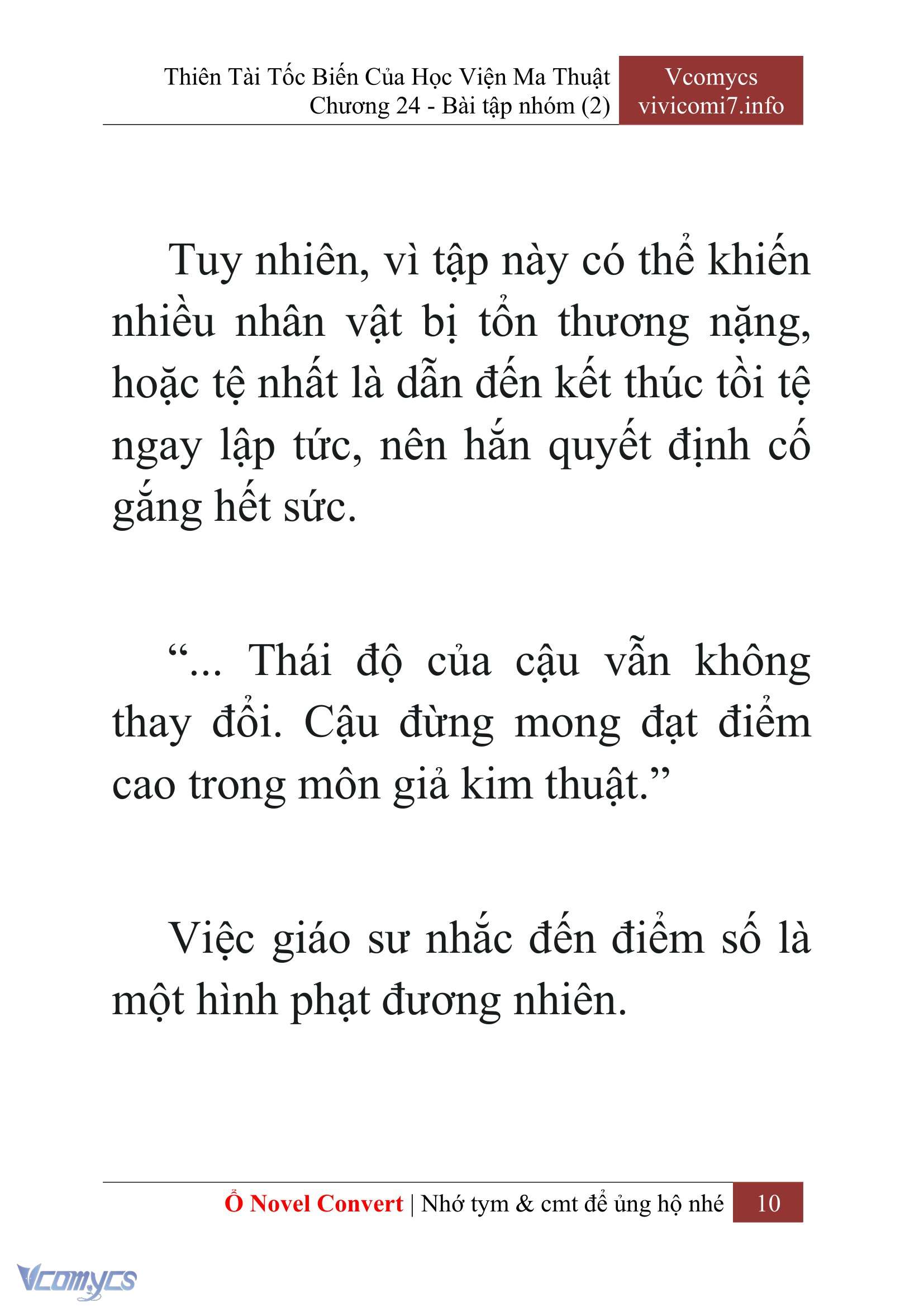 [Novel] Thiên Tài Tốc Biến Của Học Viện Ma Thuật Chap 24 - Trang 2