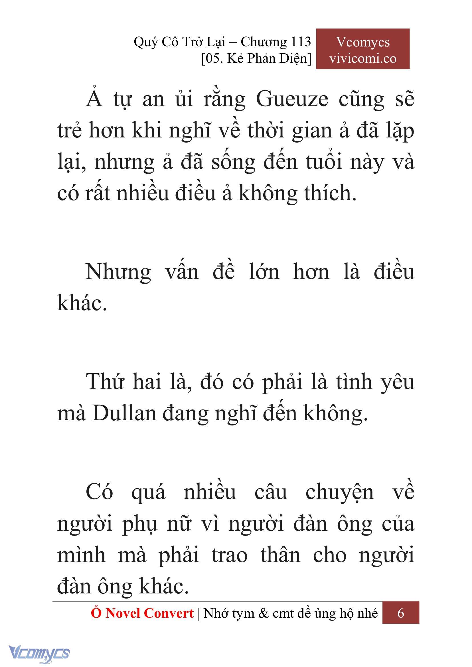 [Novel] Quý Cô Trở Lại Chap 113 - Trang 2