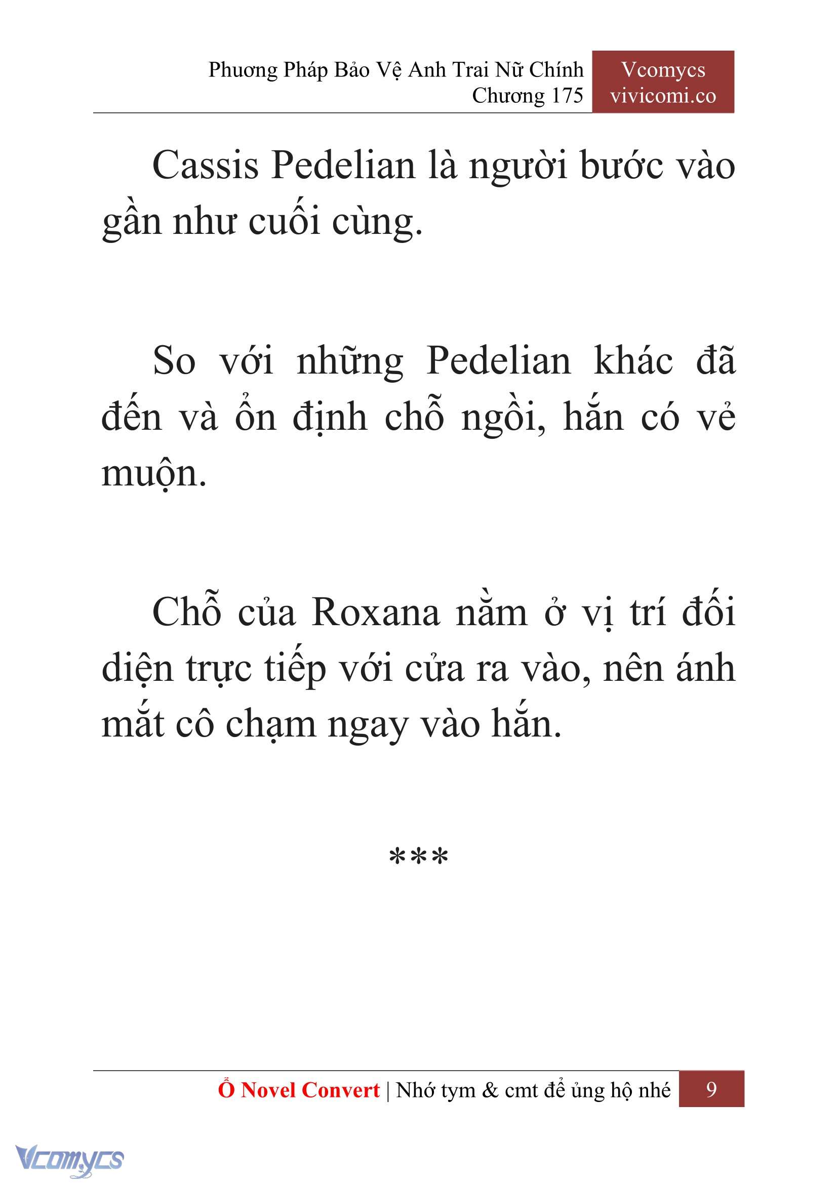 [Novel] Phương Pháp Bảo Vệ Anh Trai Nữ Chính Chap 175 - Trang 2