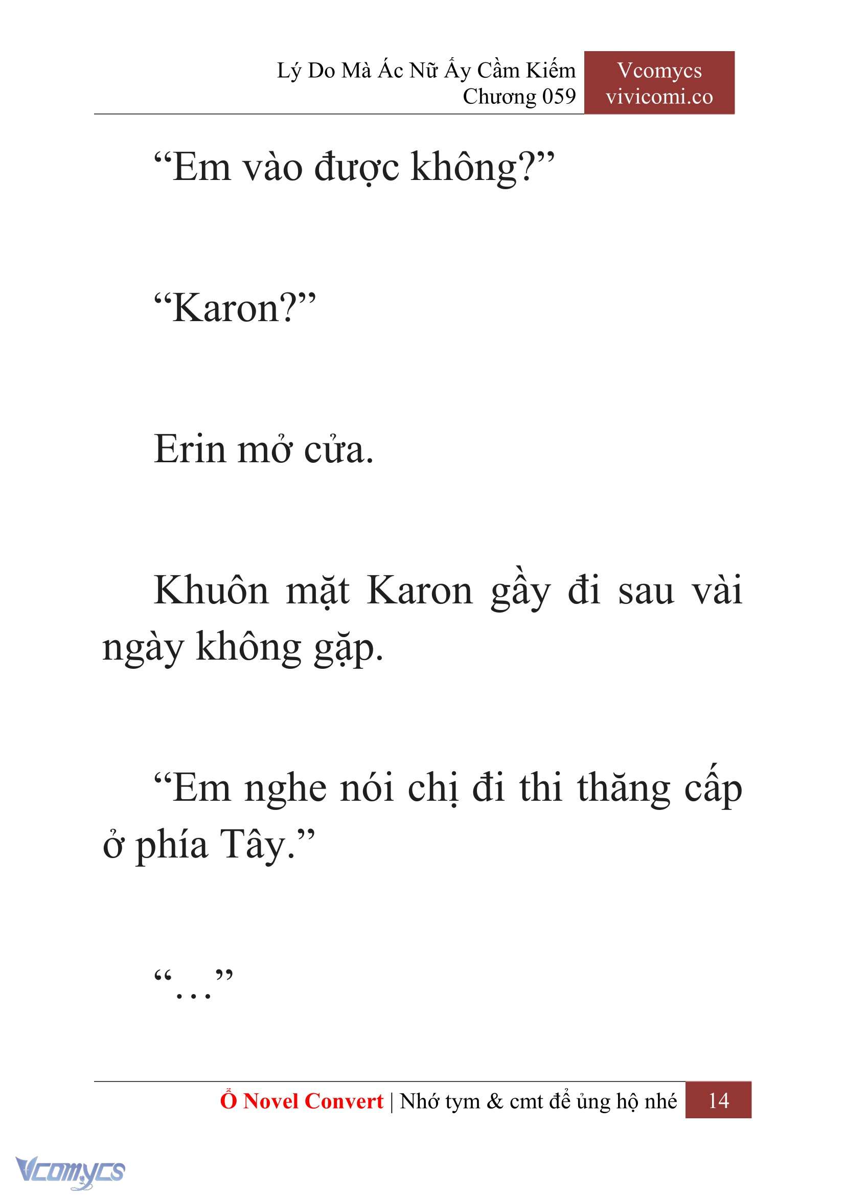 [Novel] Lý Do Mà Ác Nữ Ấy Cầm Kiếm Chap 59 - Trang 2