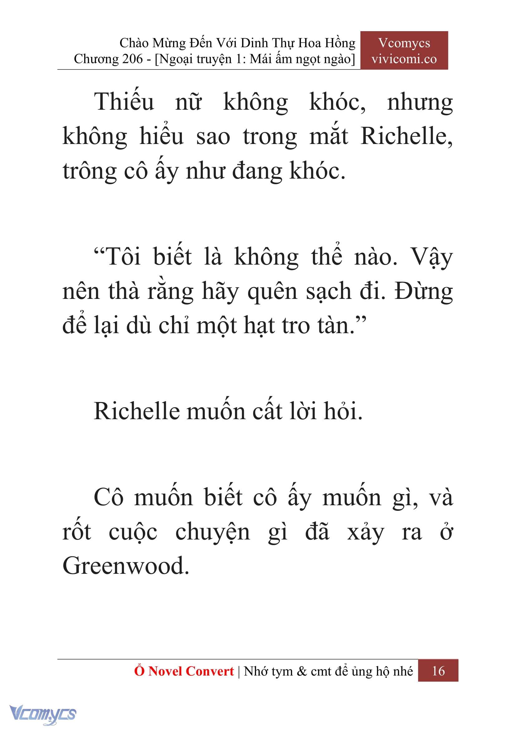 [Novel] Chào Mừng Đến Với Dinh Thự Hoa Hồng Chap 206 - Trang 2