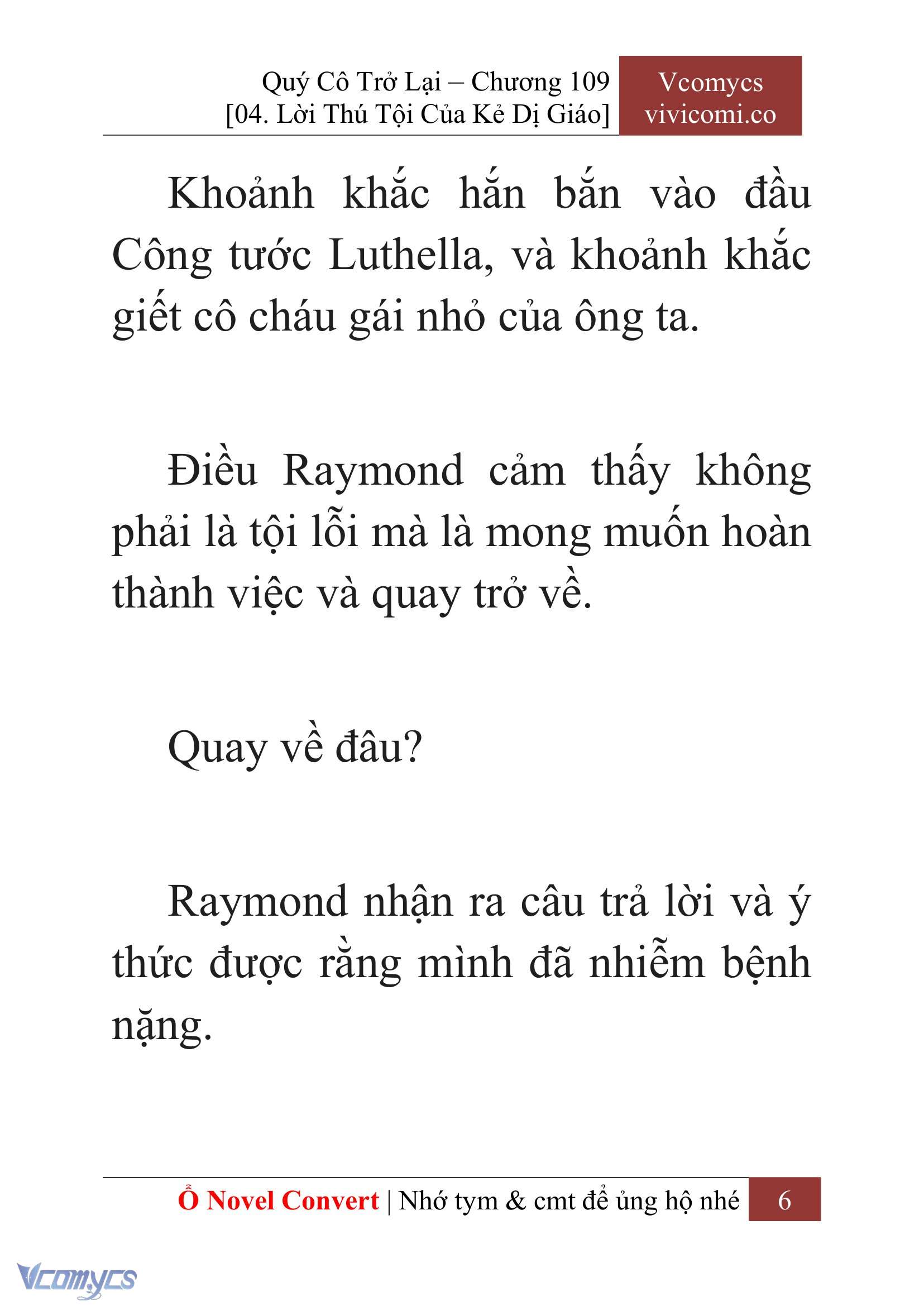 [Novel] Quý Cô Trở Lại Chap 109 - Trang 2