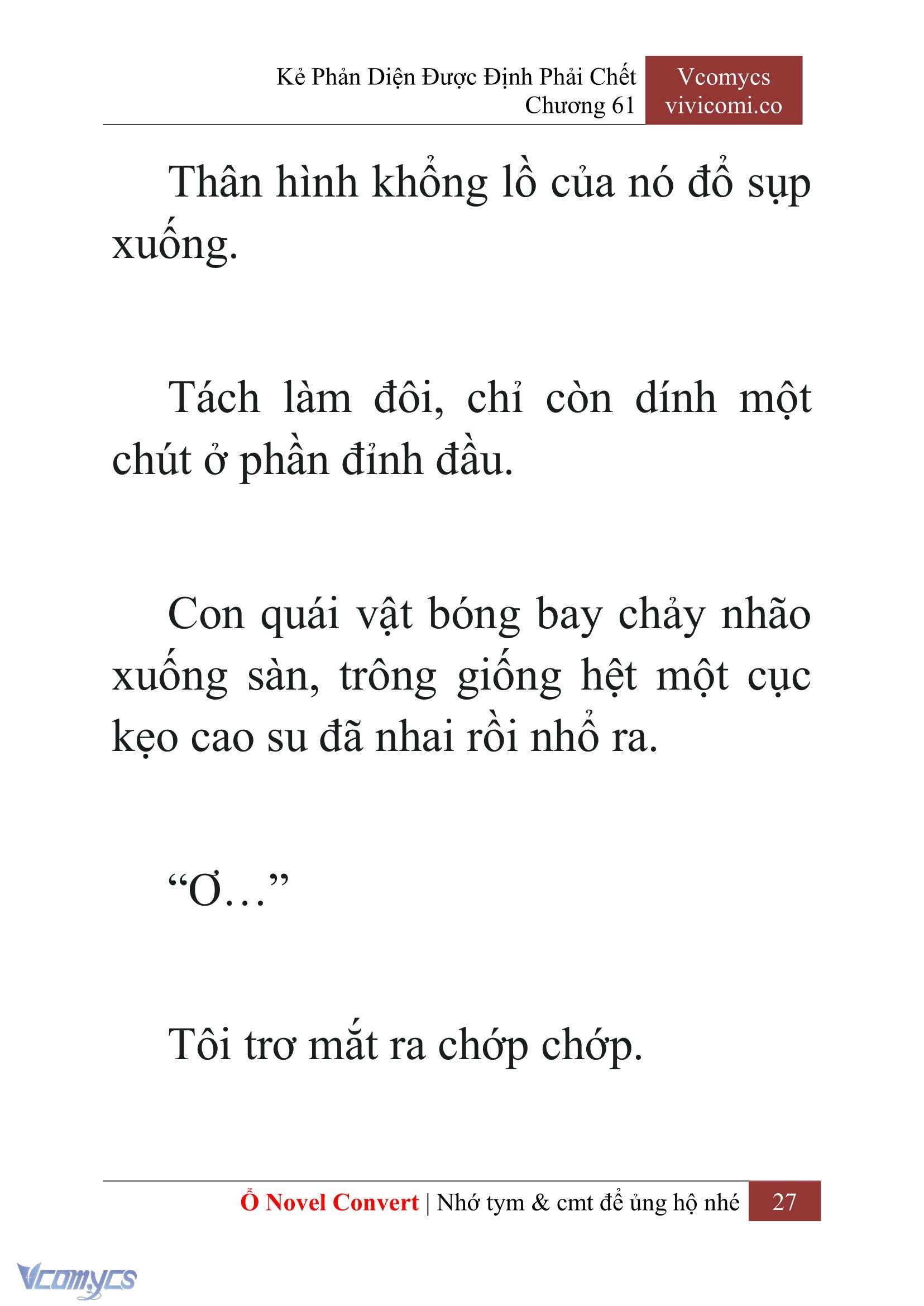 [Novel] Kẻ Phản Diện Được Định Phải Chết Chap 61 - Trang 2