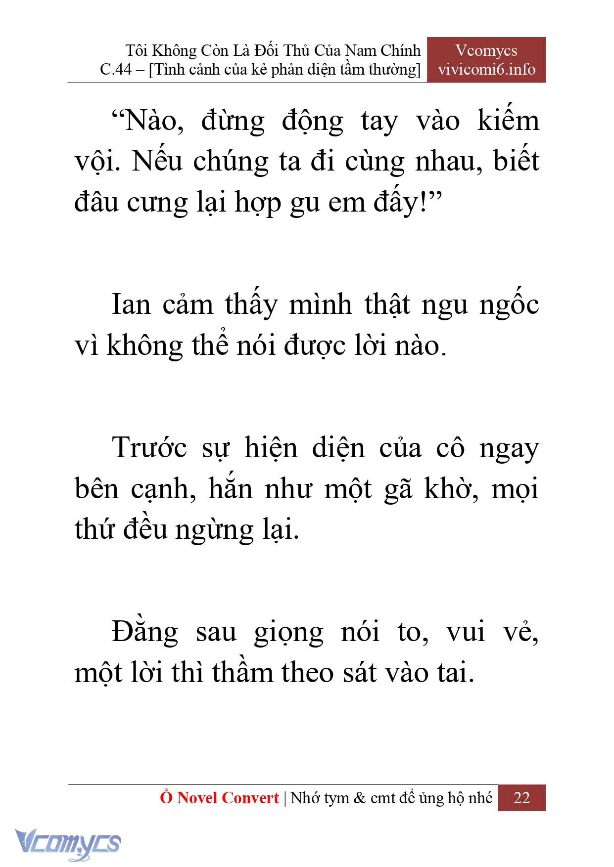 [Novel] Tôi Không Còn Là Đối Thủ Của Nam Chính Chap 44 - Trang 2