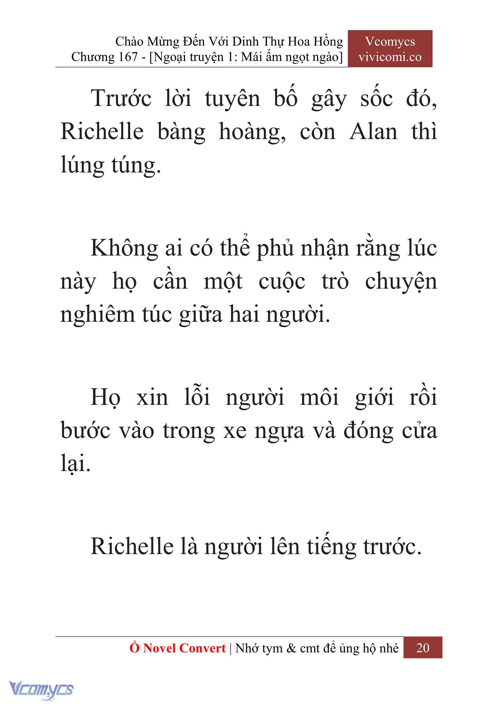 [Novel] Chào Mừng Đến Với Dinh Thự Hoa Hồng Chap 167 - Trang 2