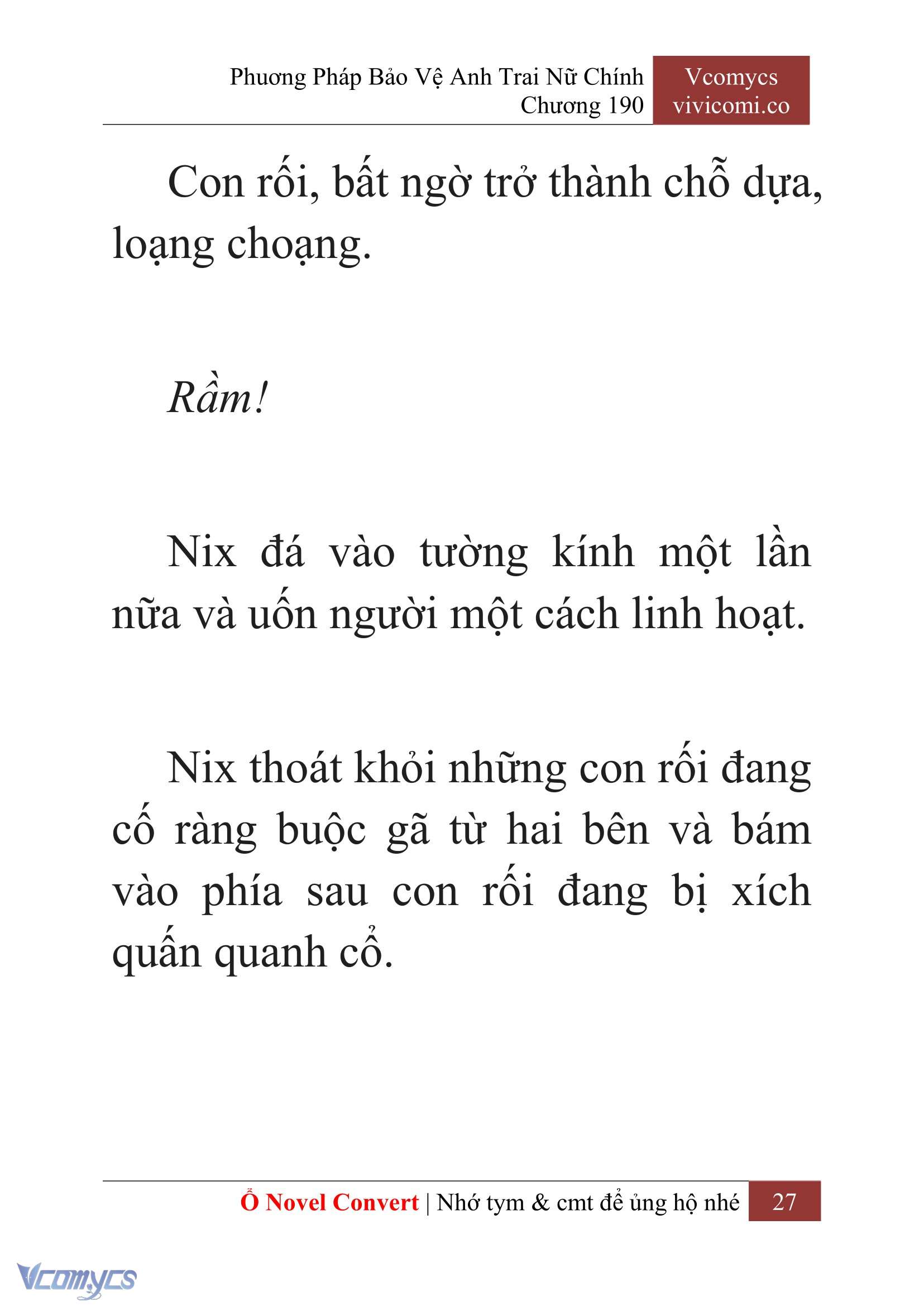 [Novel] Phương Pháp Bảo Vệ Anh Trai Nữ Chính Chap 190 - Trang 2