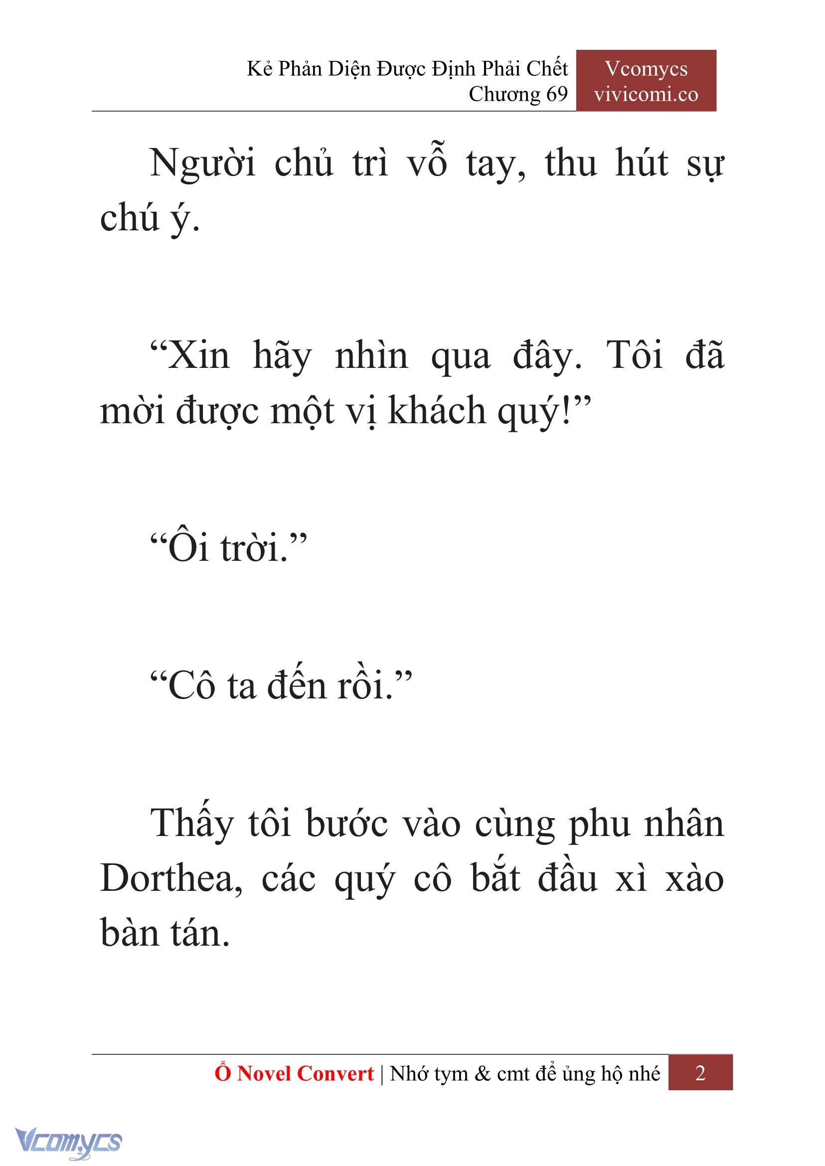 [Novel] Kẻ Phản Diện Được Định Phải Chết Chap 69 - Next Chap 70