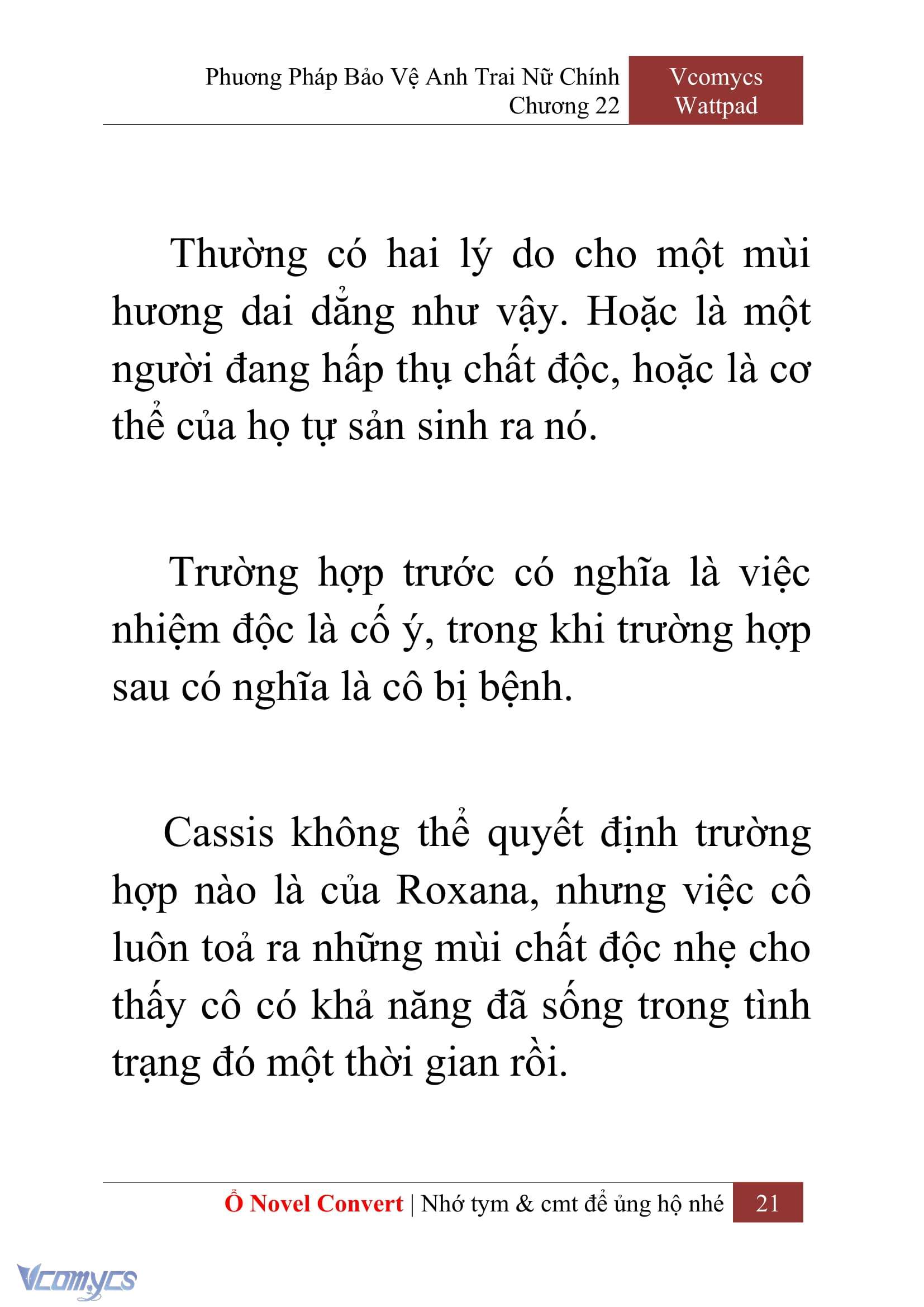 [Novel] Phương Pháp Bảo Vệ Anh Trai Nữ Chính Chap 22 - Trang 2