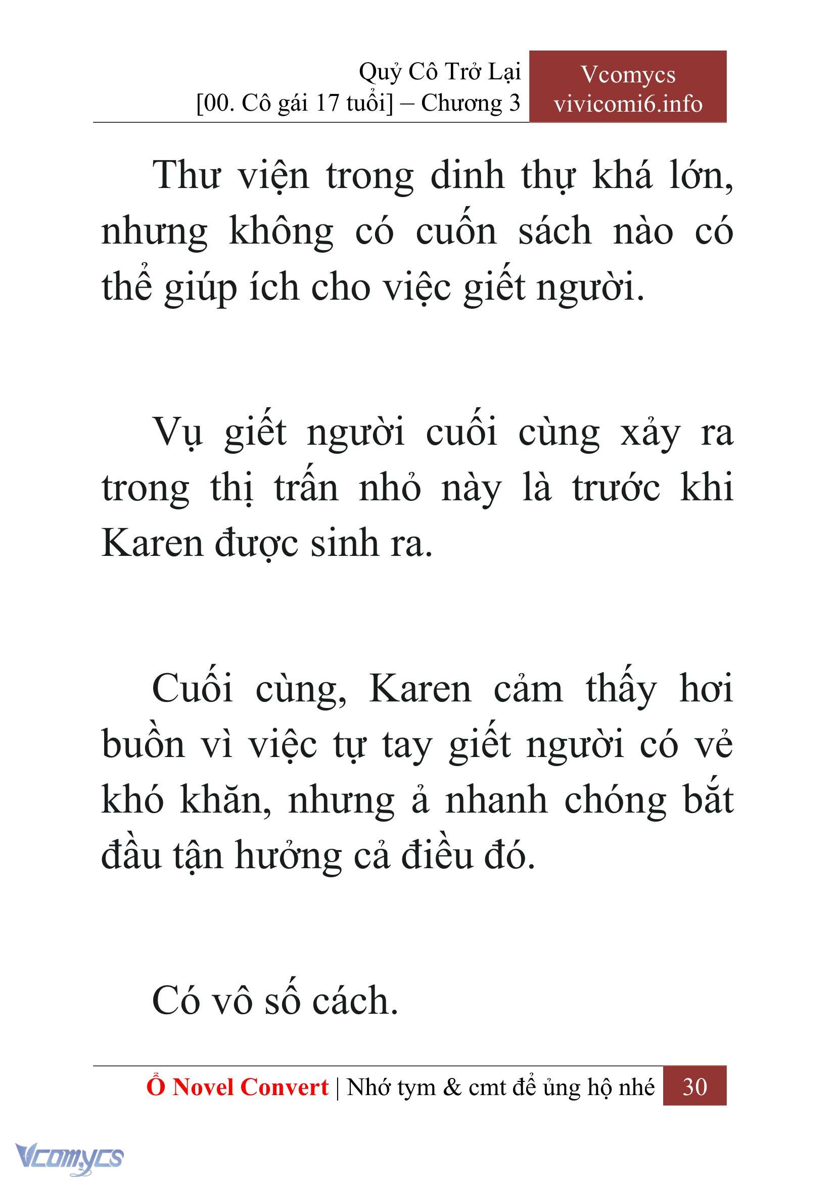 [Novel] Quý Cô Trở Lại Chap 3 - Trang 2