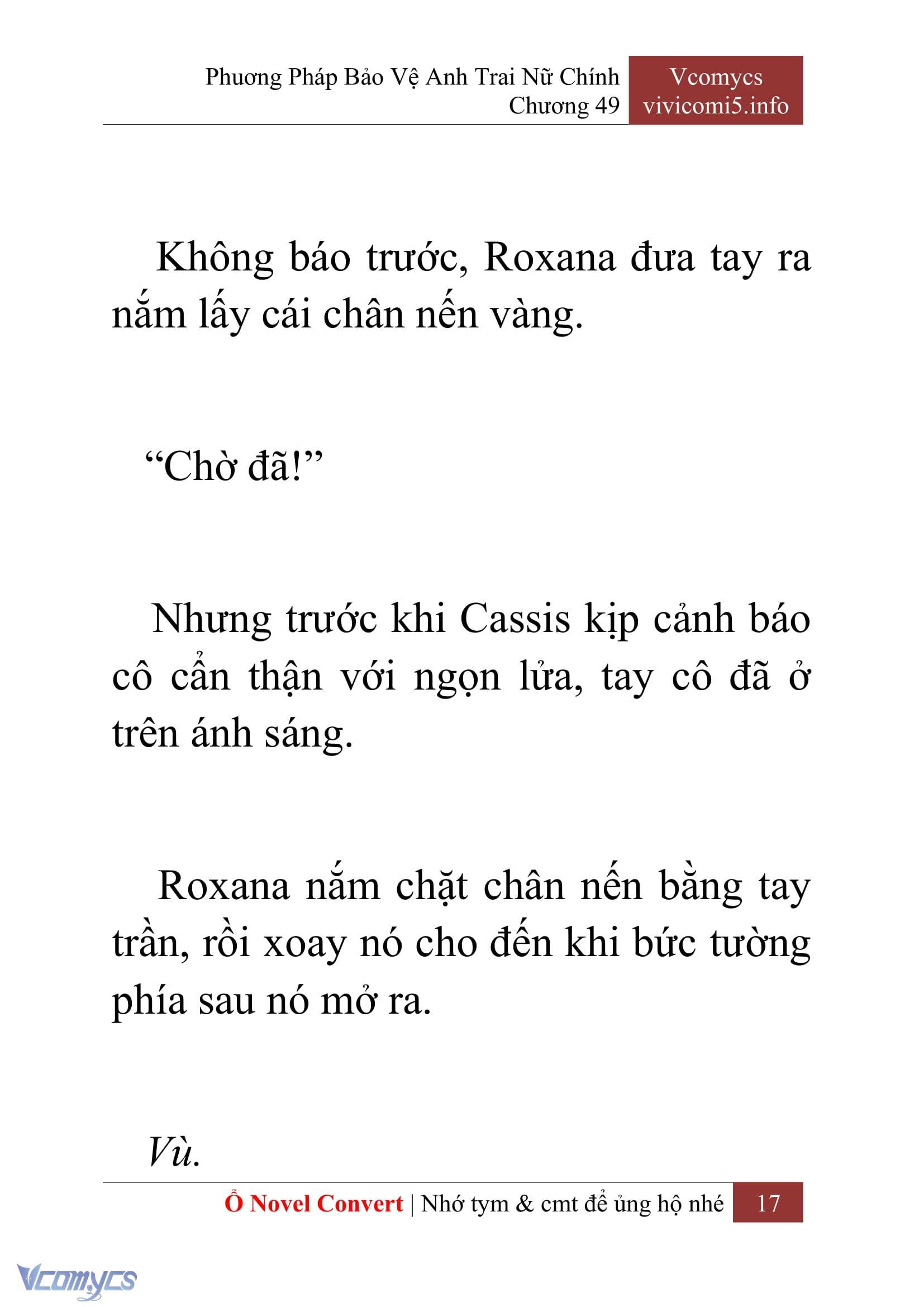 [Novel] Phương Pháp Bảo Vệ Anh Trai Nữ Chính Chap 49 - Trang 2