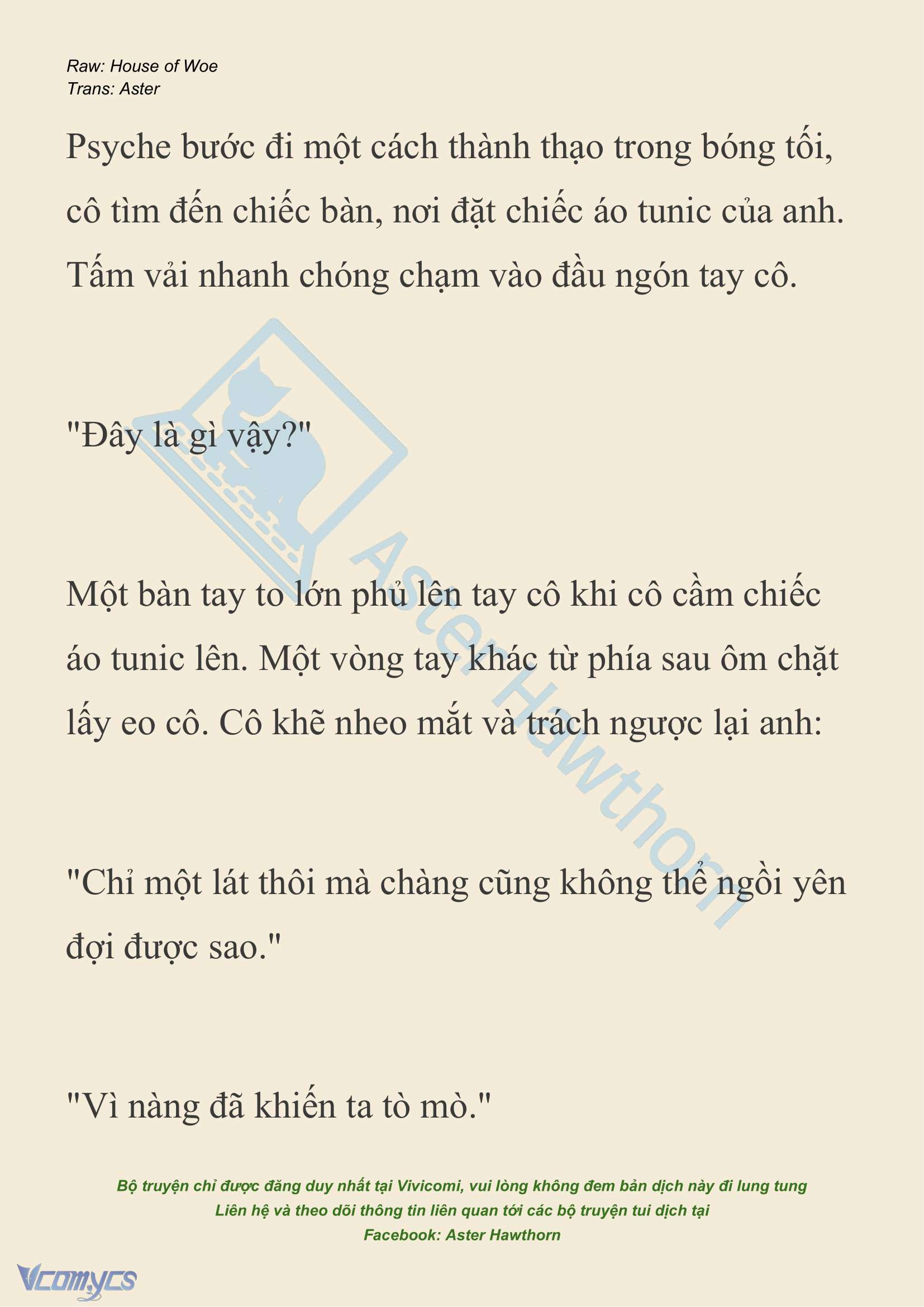 [NOVEL] Dành Cho Các Nữ Thần: Dành cho Psyche Chap 29 - Trang 2