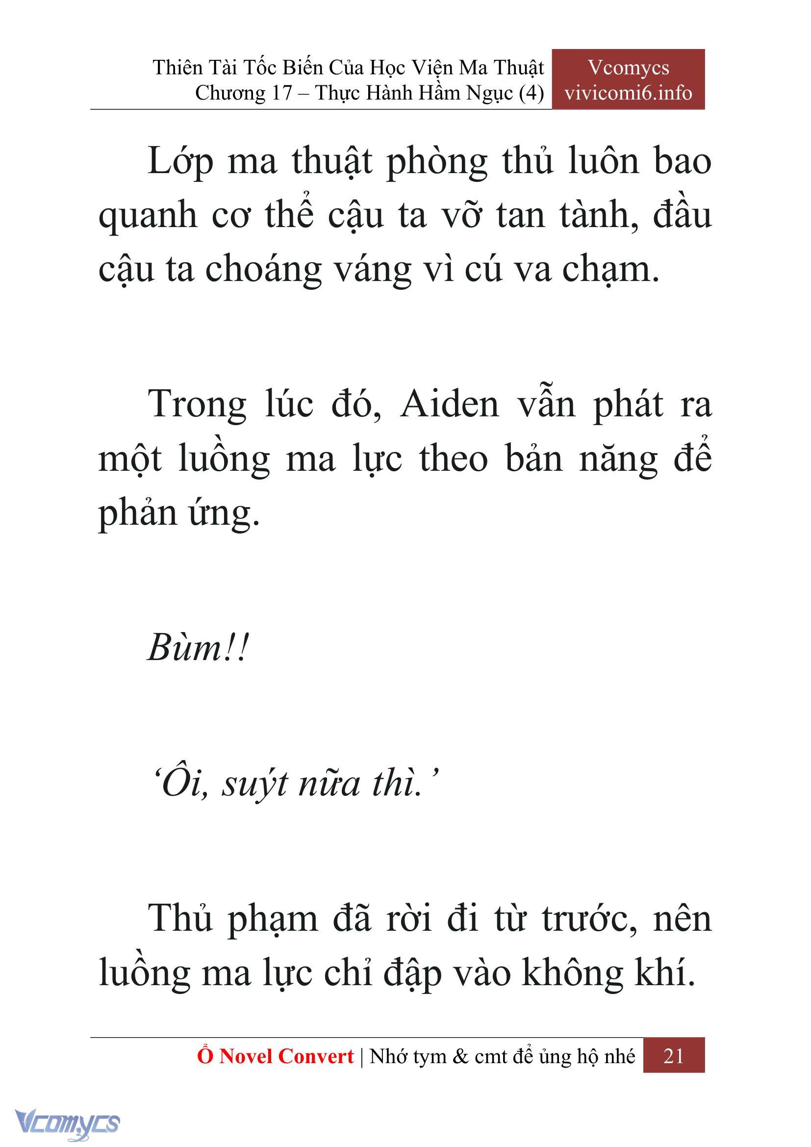 [Novel] Thiên Tài Tốc Biến Của Học Viện Ma Thuật Chap 17 - Trang 2