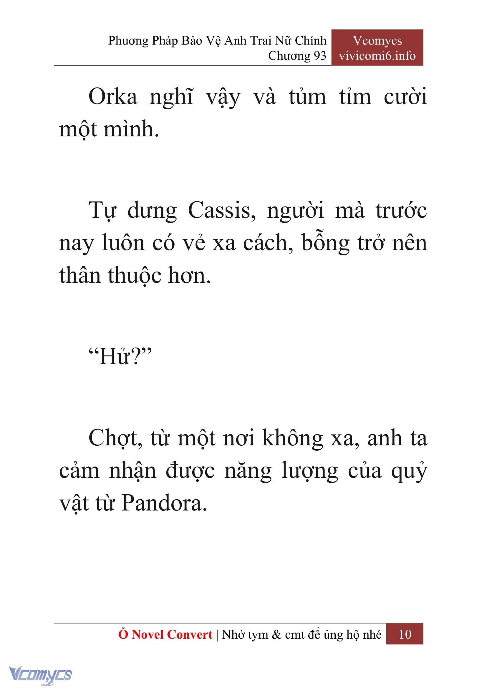 [Novel] Phương Pháp Bảo Vệ Anh Trai Nữ Chính Chap 93 - Trang 2